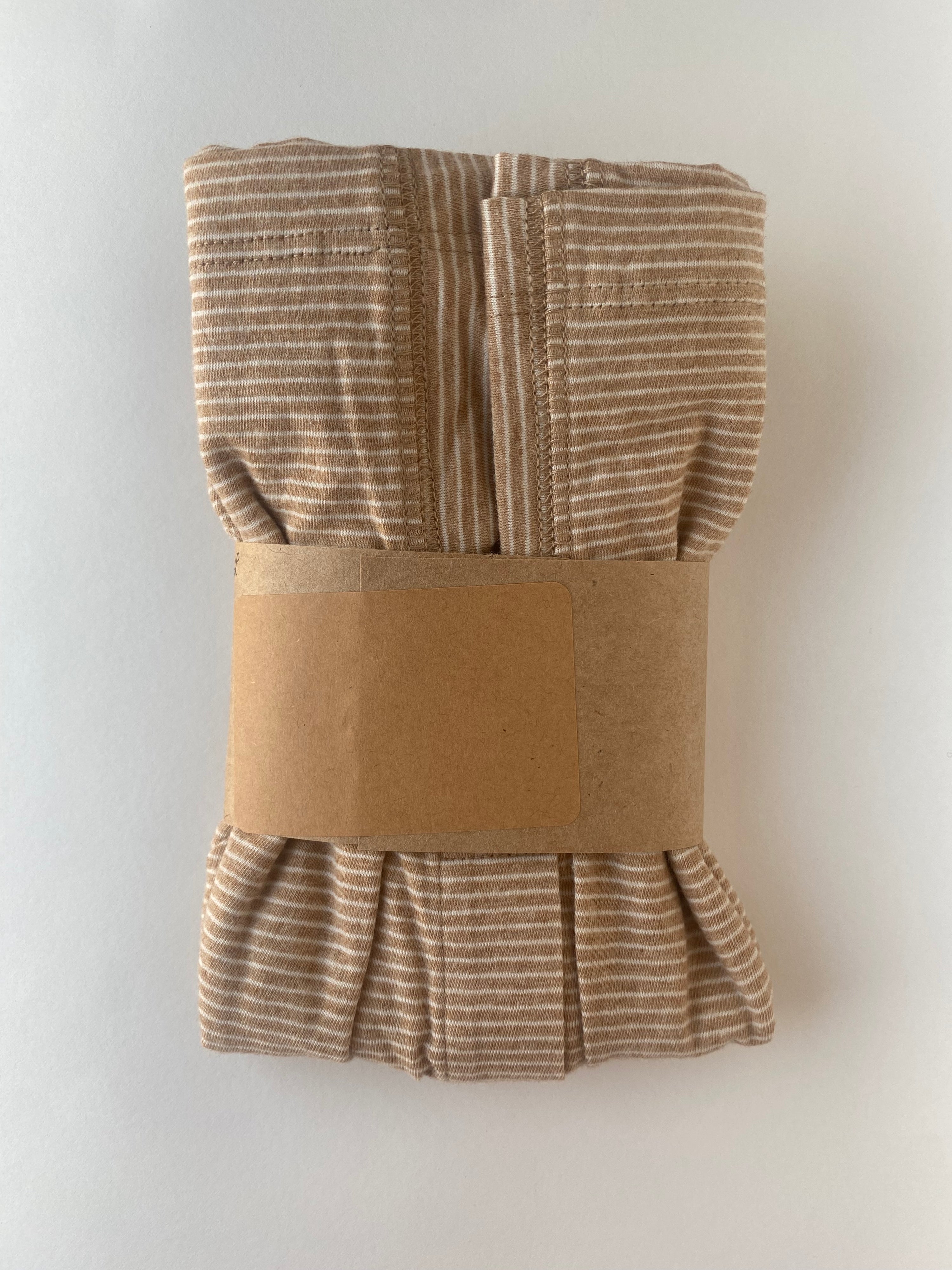 Undyed Brown Stripe Boxers