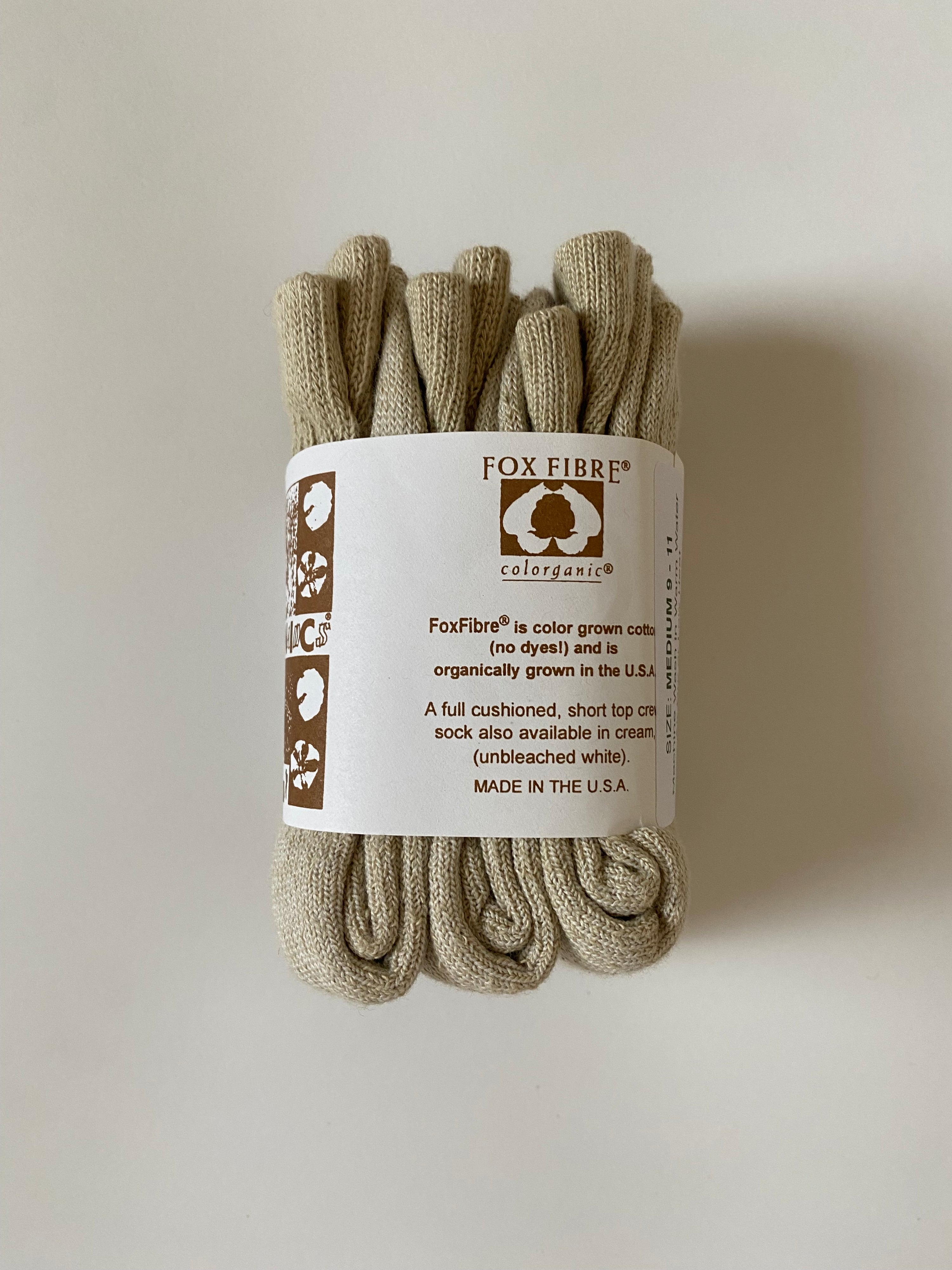 Foxfibre®️ Short Top Socks 3-Pack