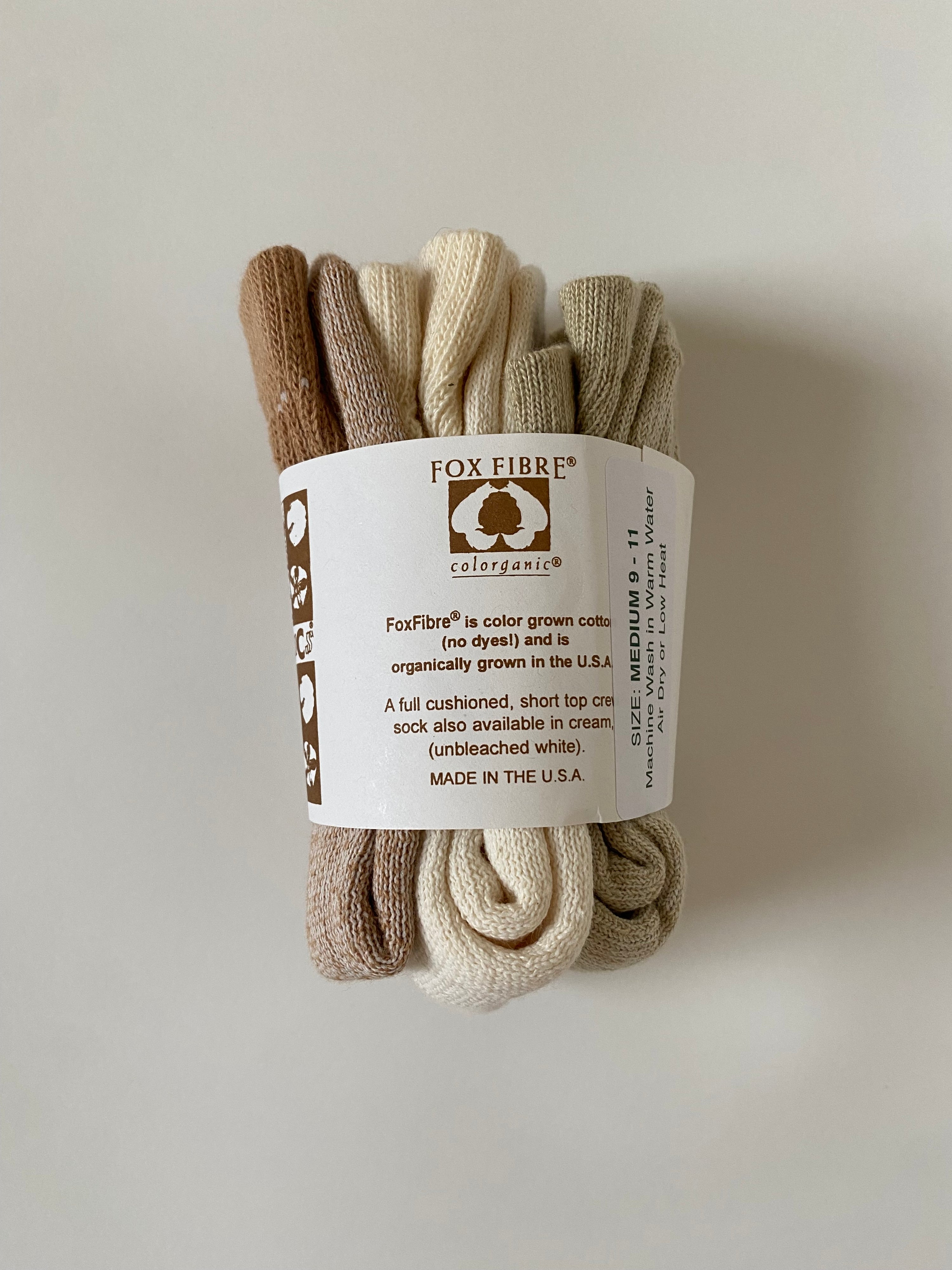 Foxfibre®️ Short Top Socks 3-Pack