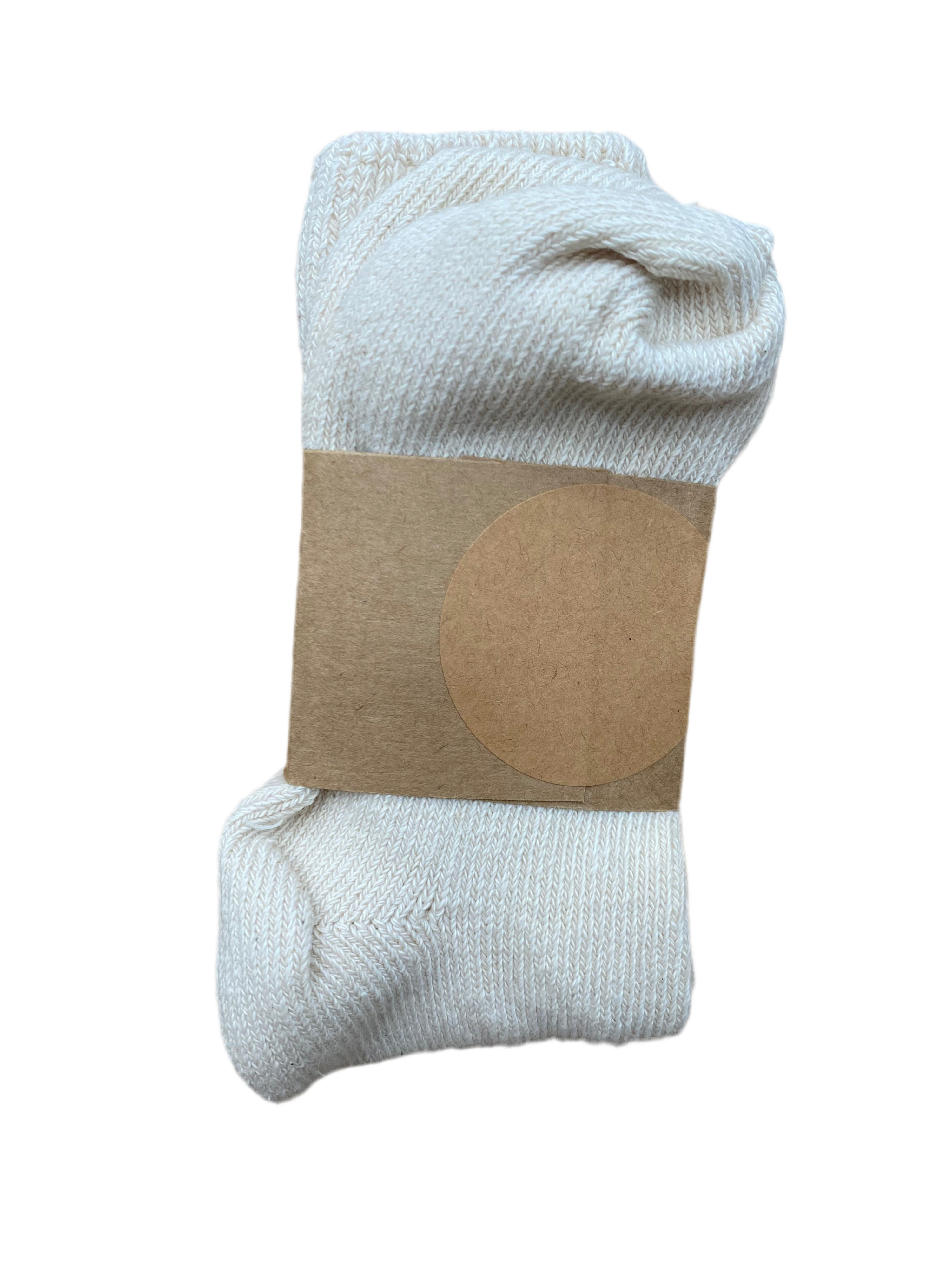 Unbleached Cotton Socks