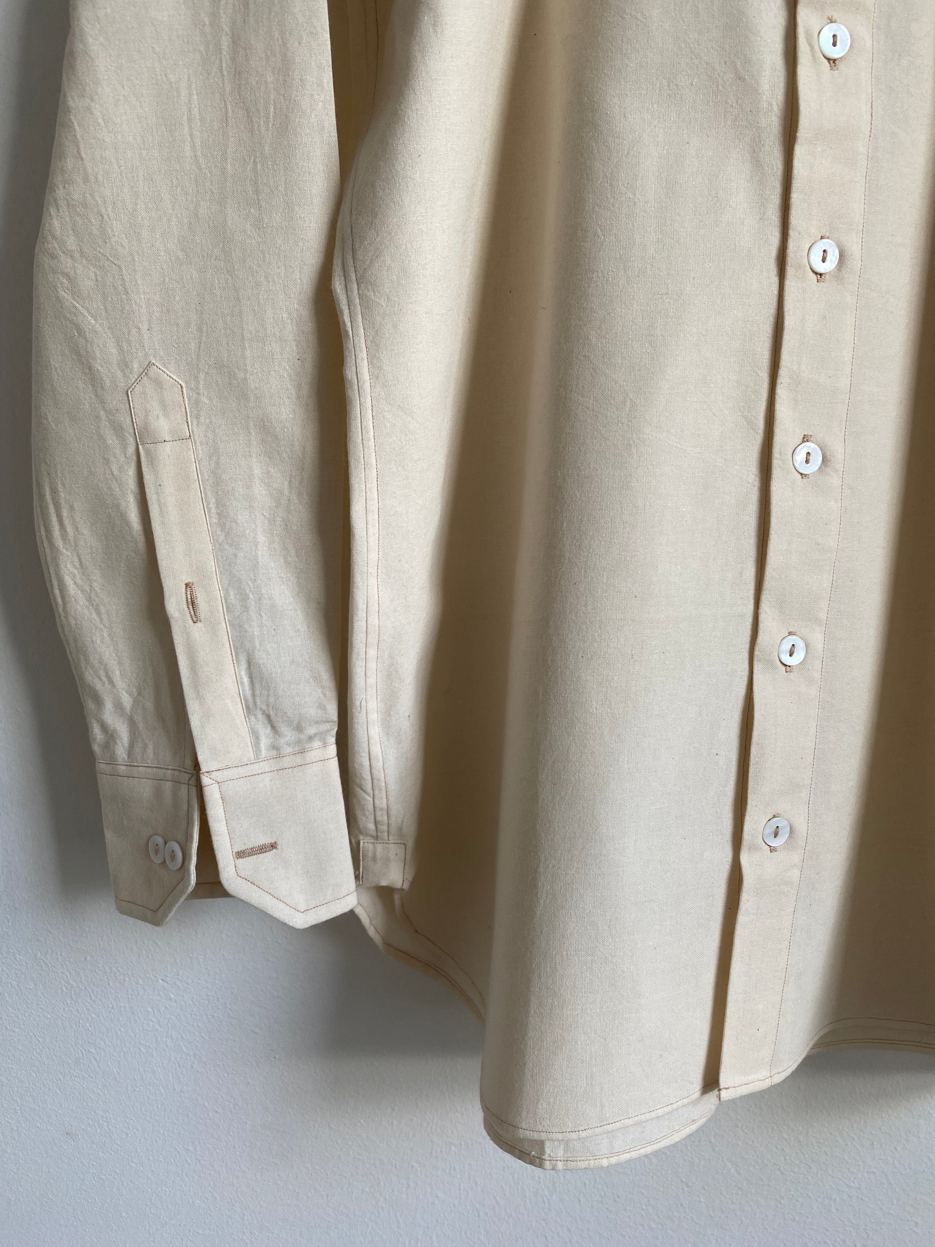 Unbleached Button Down Shirt