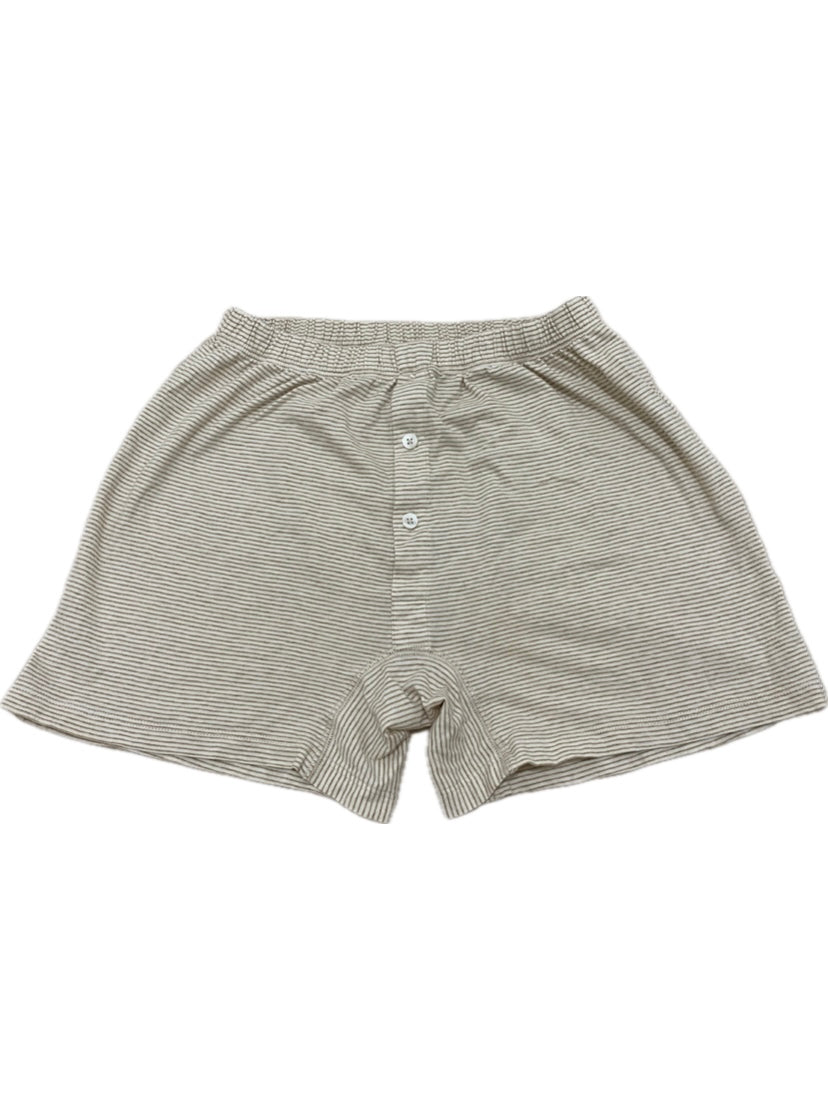 Undyed Brown Stripe Boxers