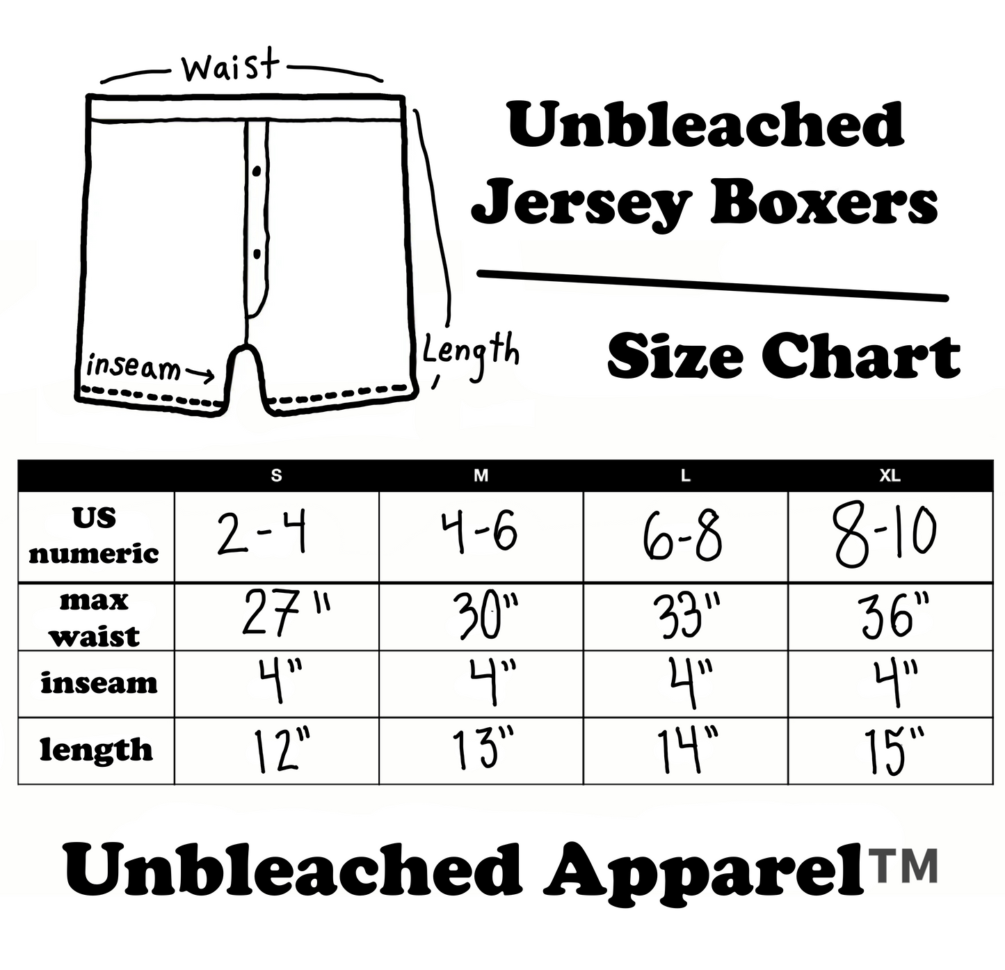 Unbleached Jersey Boxers
