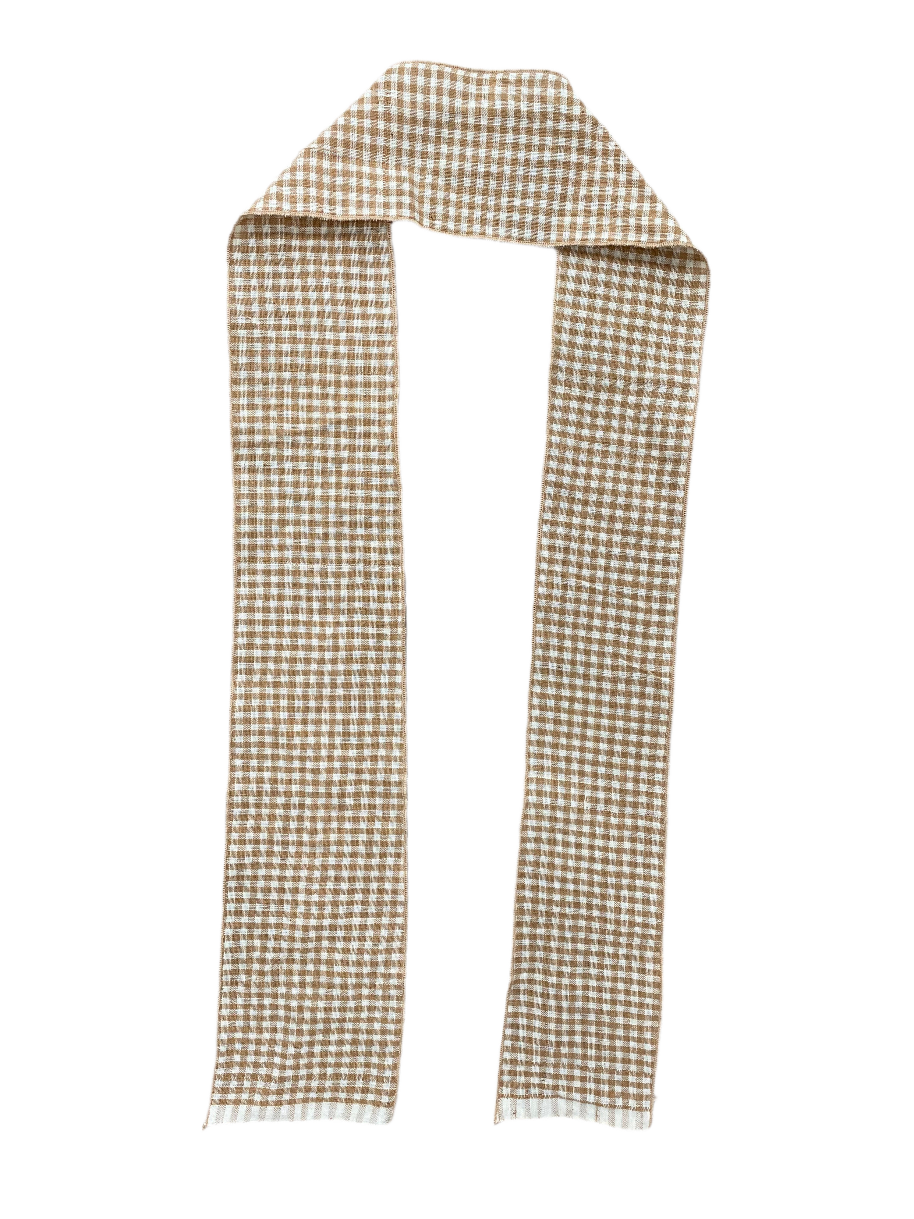 Gingham Selvedge Scarf