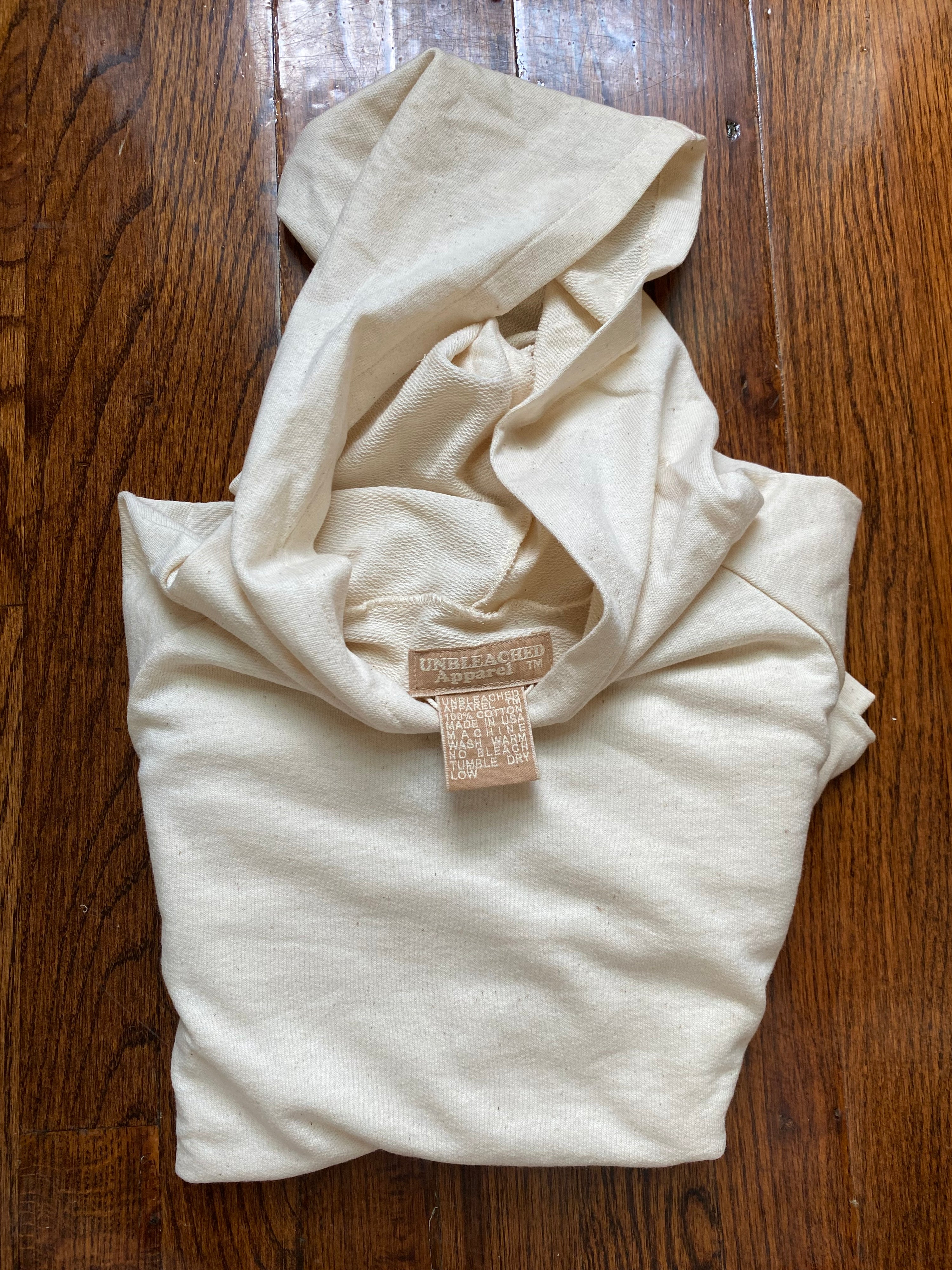 Undyed Organic Hoodie