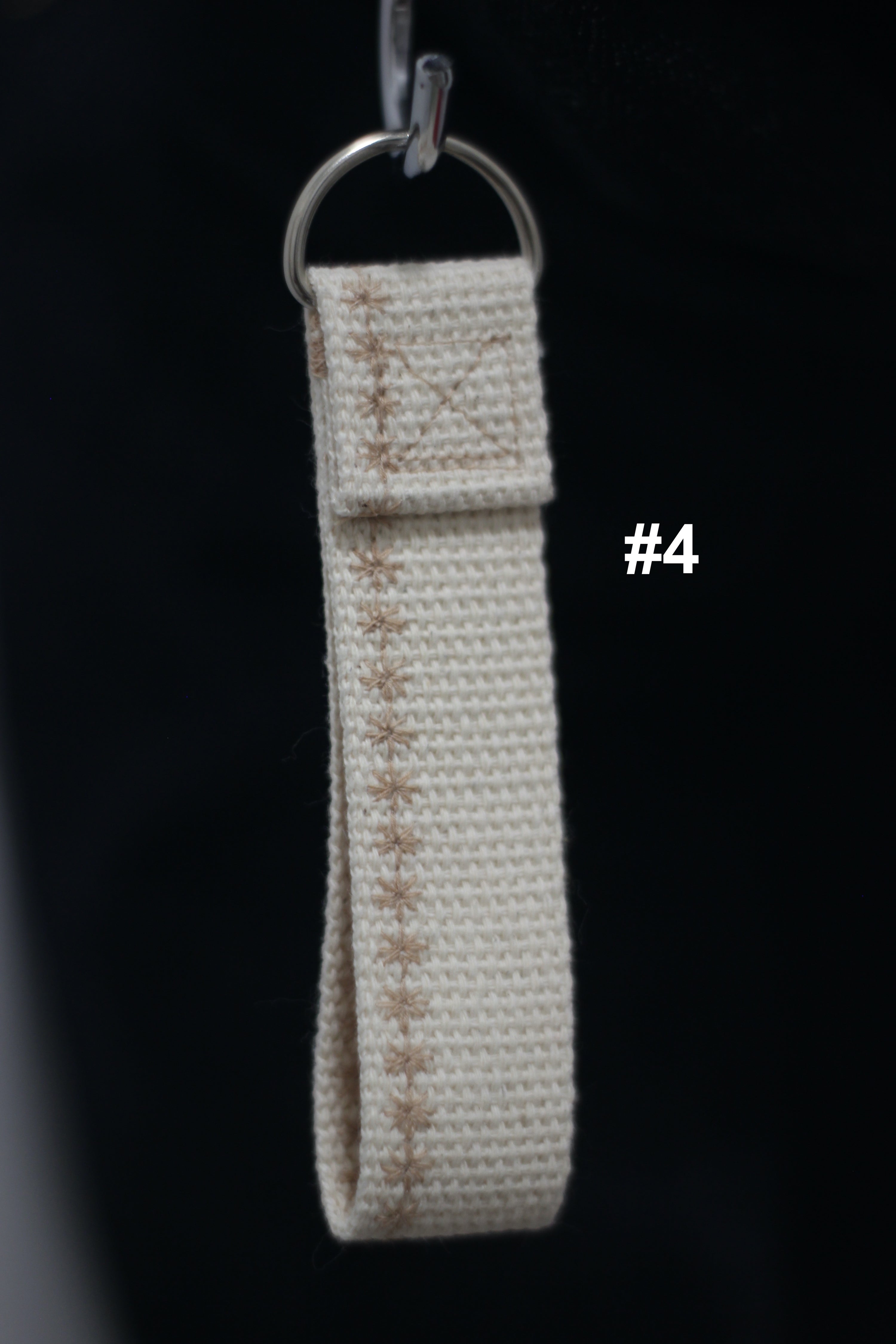 Embroidered Foxfibre®️ Keychain