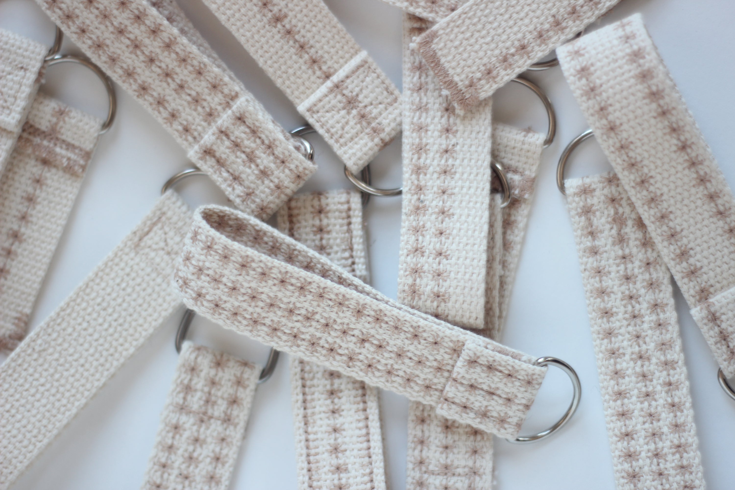 Embroidered Foxfibre®️ Keychain