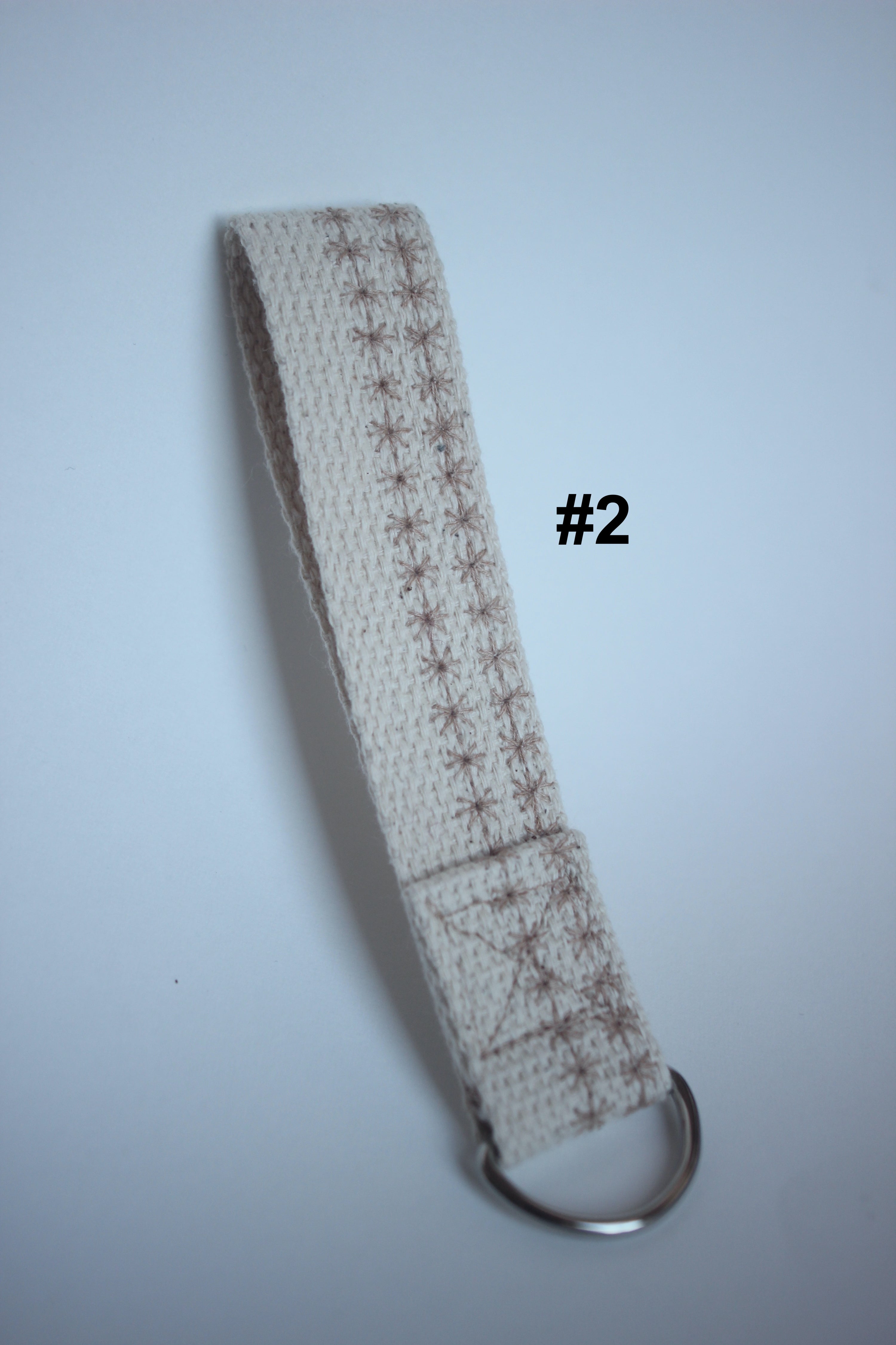 Embroidered Foxfibre®️ Keychain