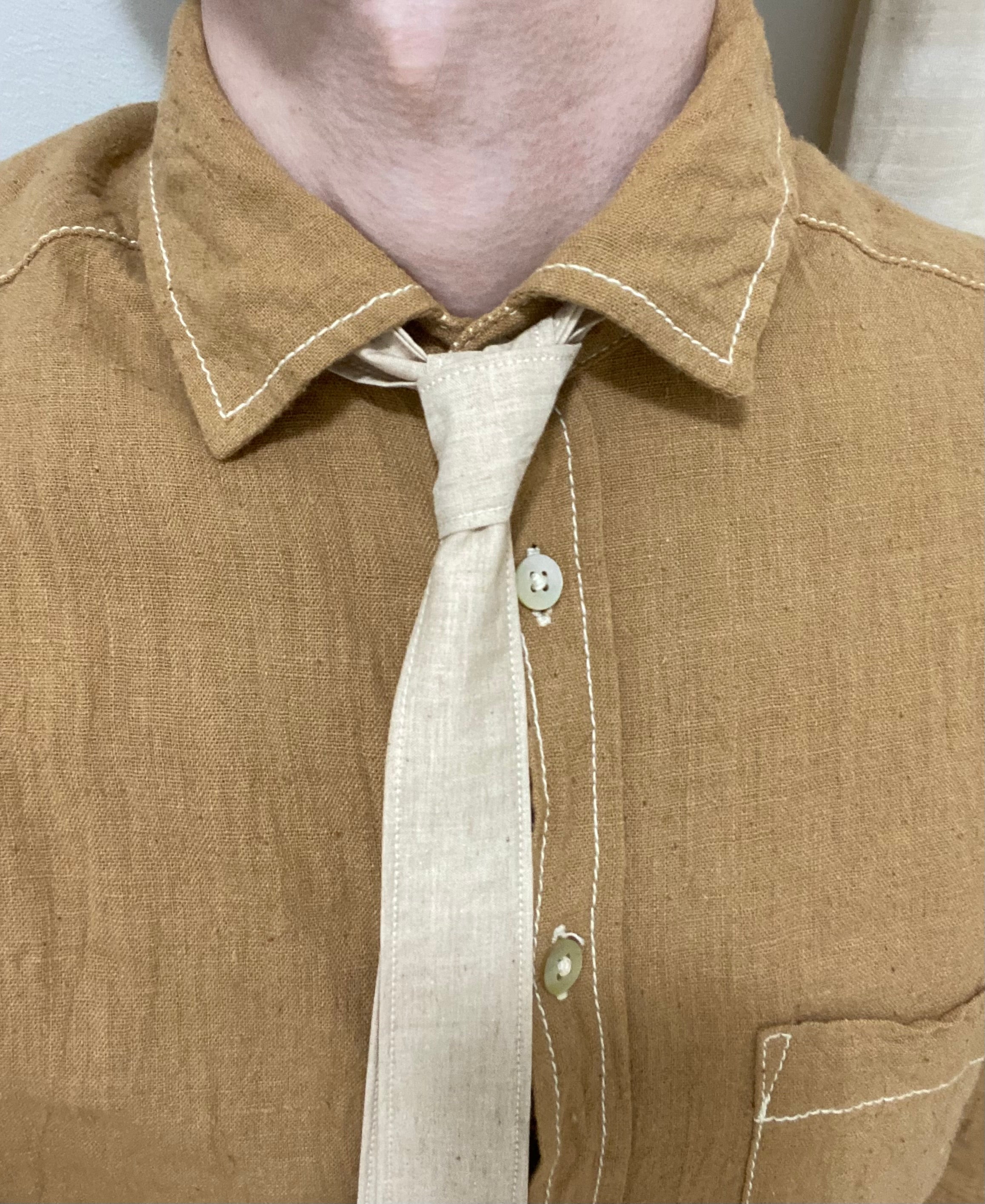 Undyed Brown Shirt