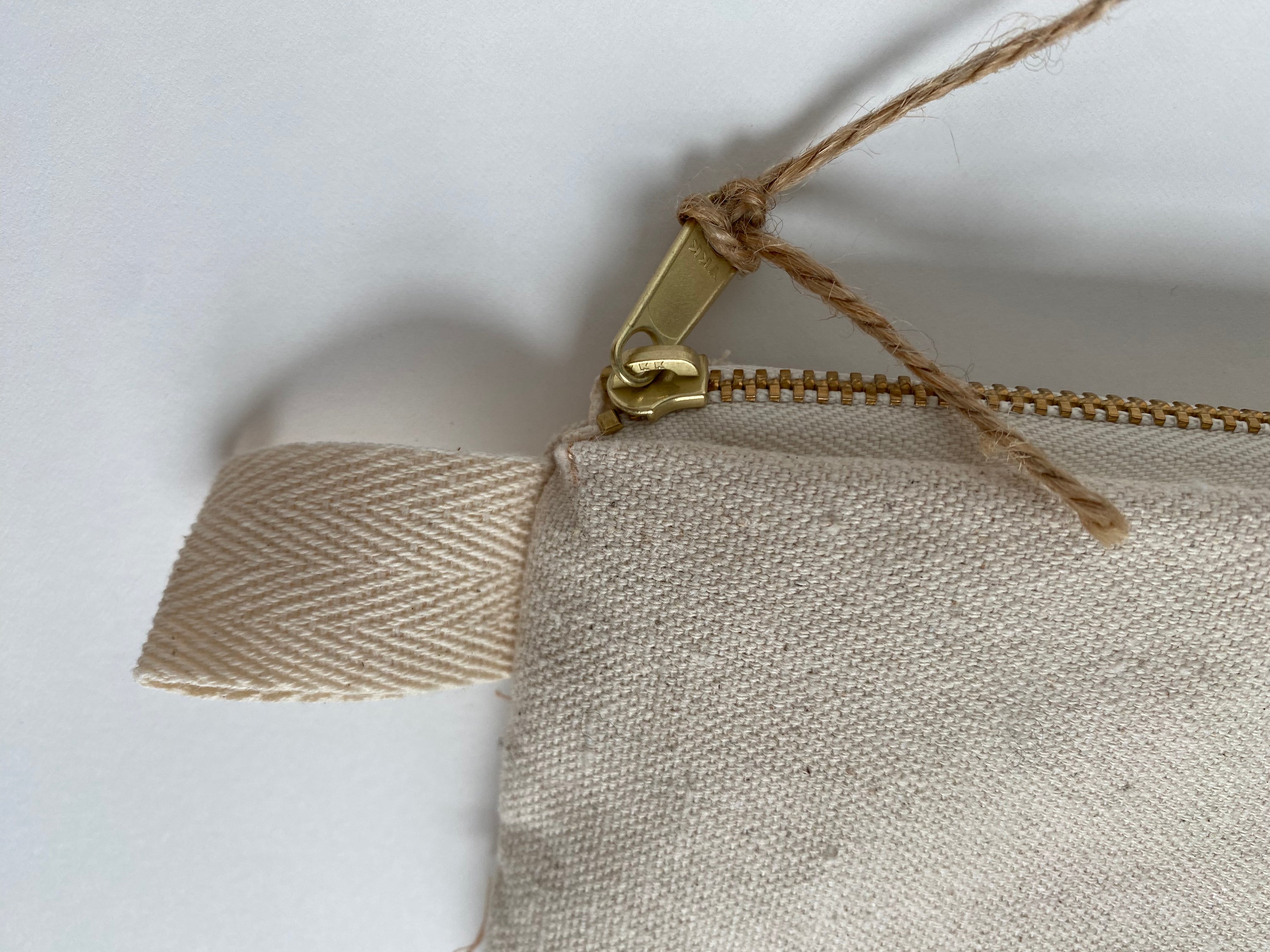 Unbleached Pencil Case