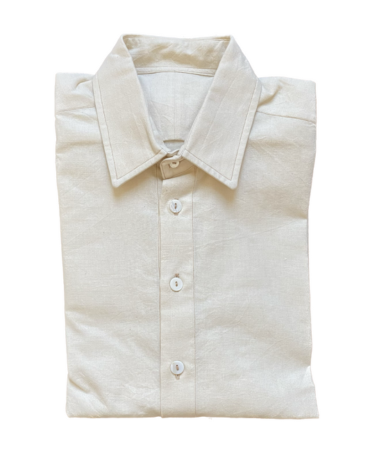 Unbleached Button Down Shirt