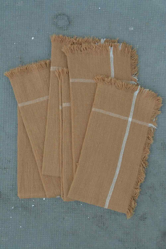 Undyed Brown Napkins