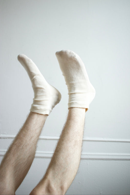 100% Cotton 1/4 Crew Socks