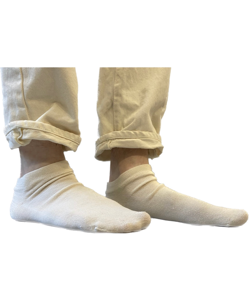 100% Organic Cotton Ankle Socks 3-pack