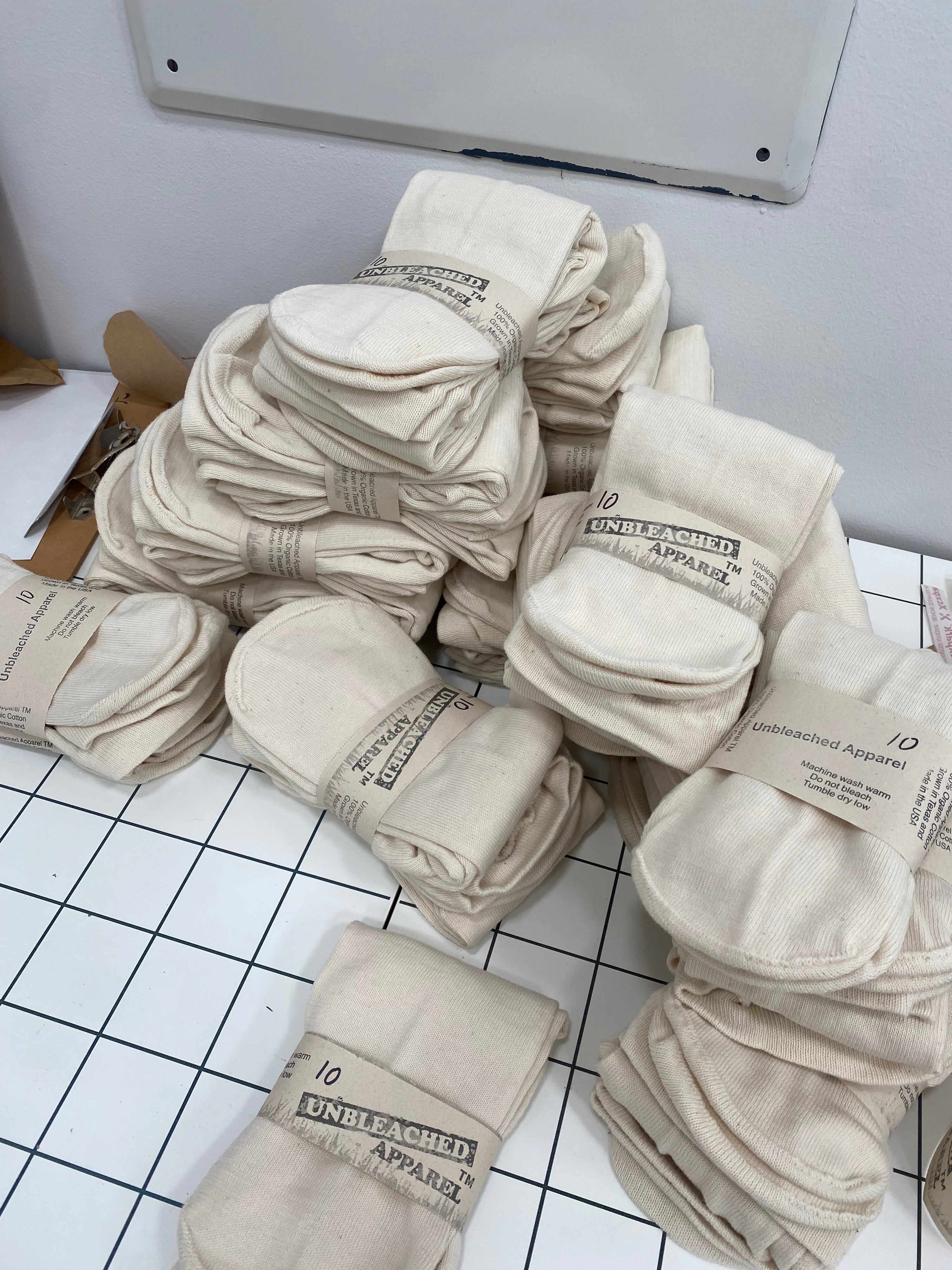100% Organic Cotton Crew Socks 3-Pack