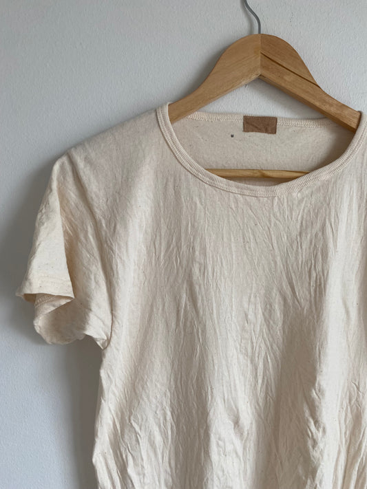 Unbleached Wide Neck T-Shirt