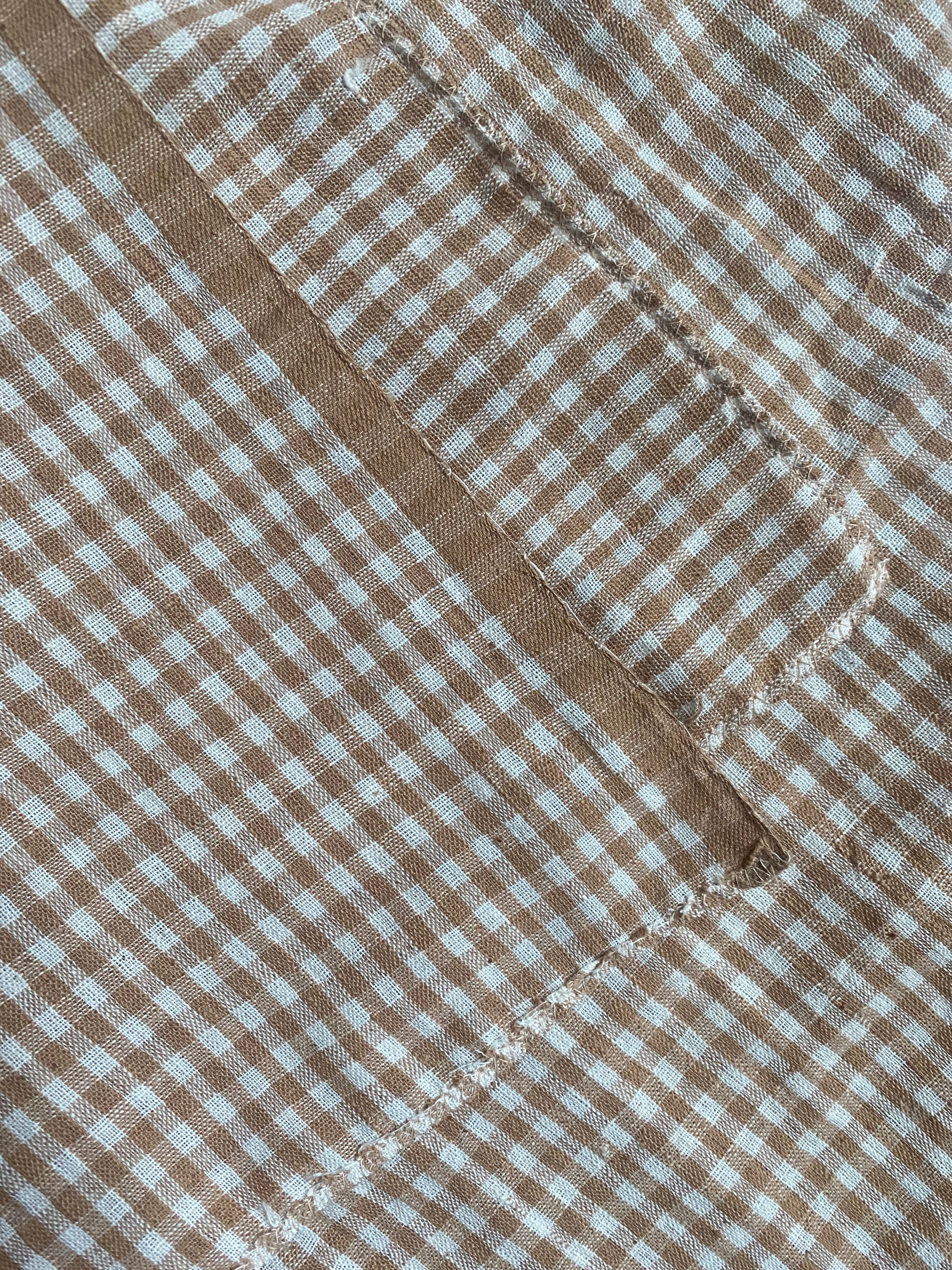 Gingham Selvedge Handloomed Bandana
