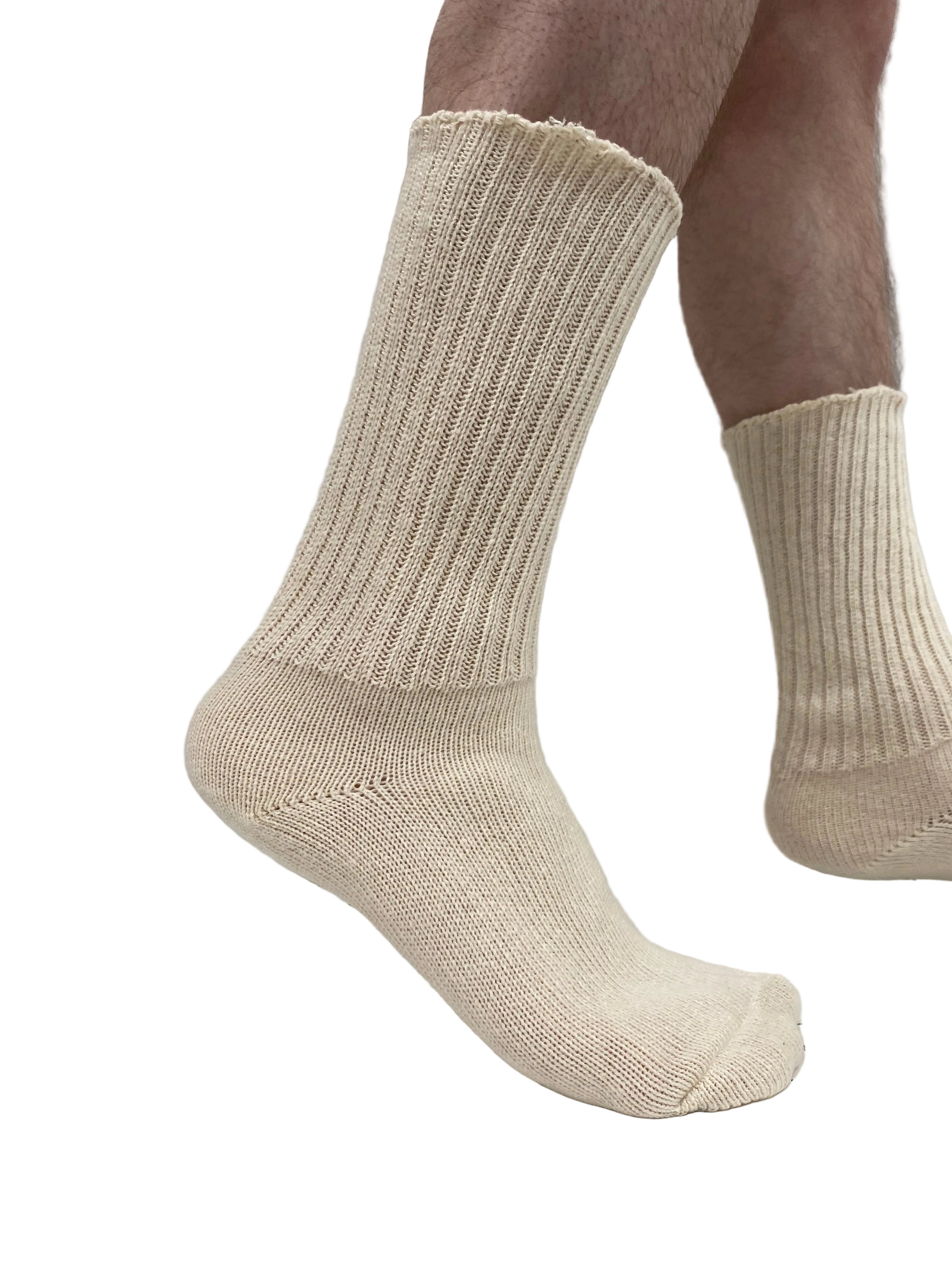 Elastic-Free Organic Cotton Socks 3-Pack