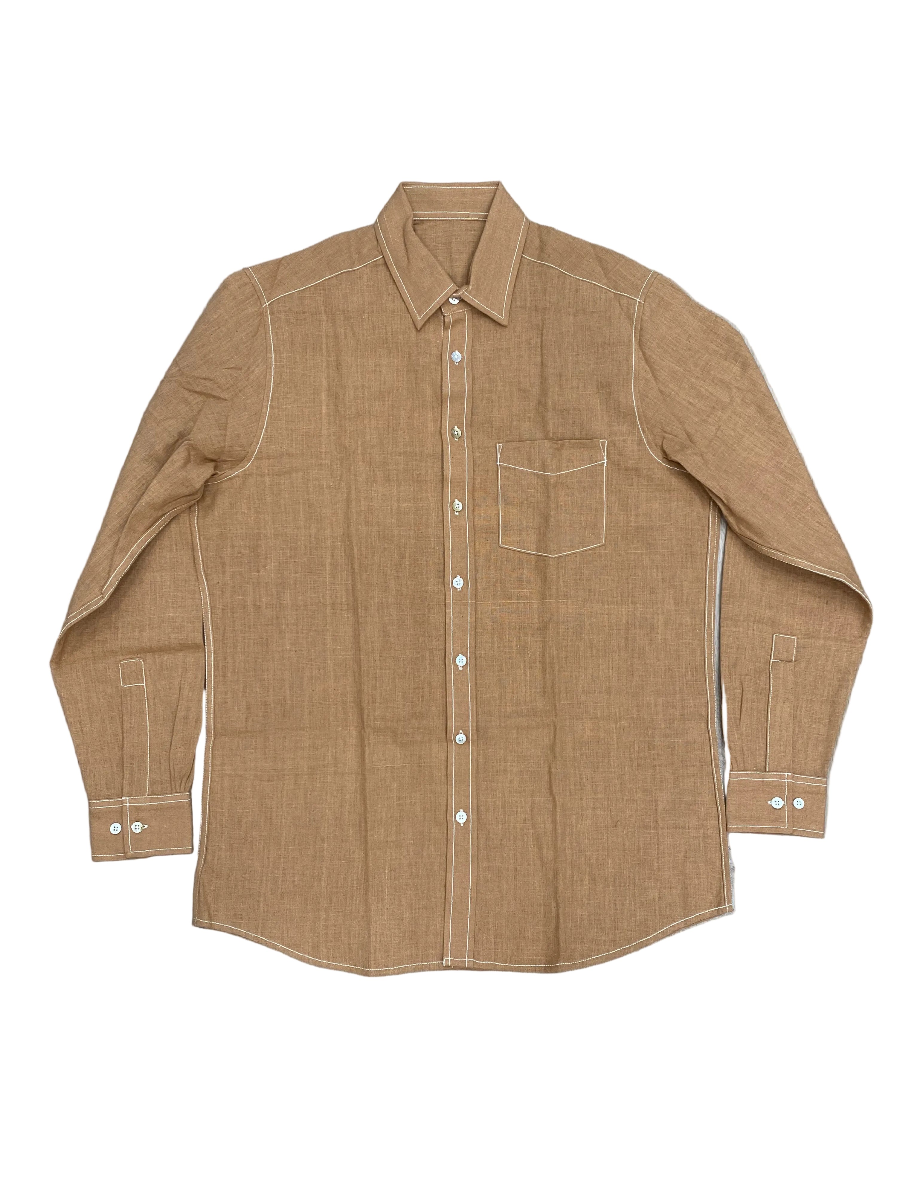 Undyed Brown Shirt