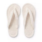 Unbleached Cotton Flip-Flops