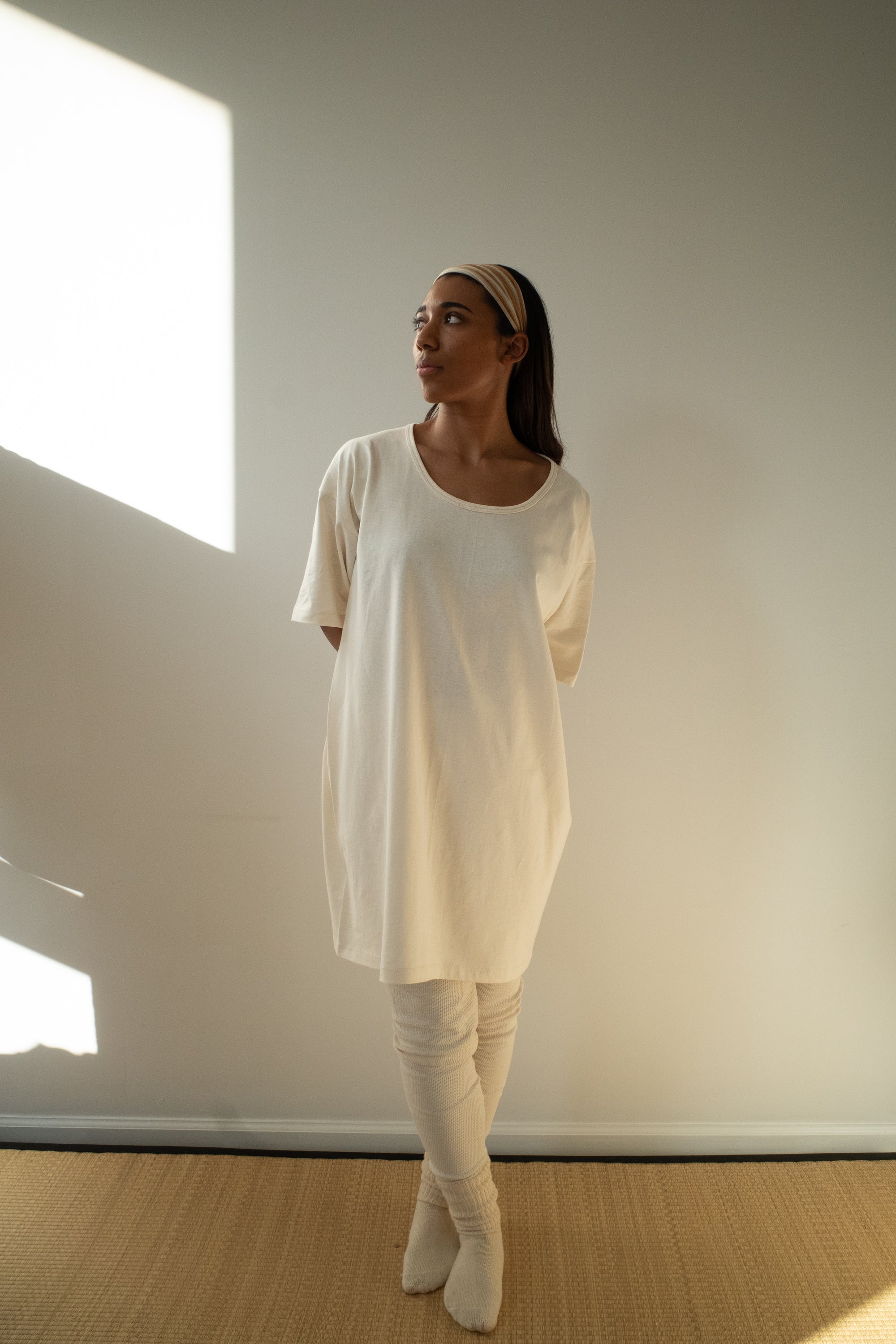 Unbleached Night Shirt