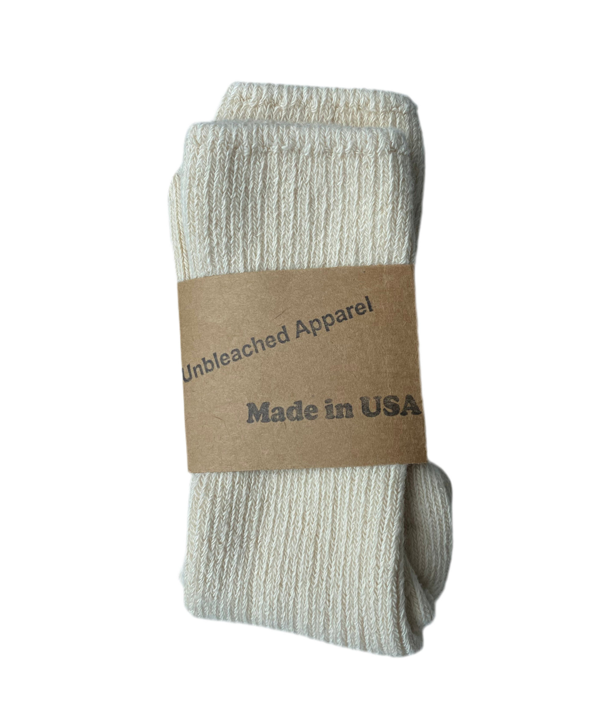Unbleached Cotton Socks