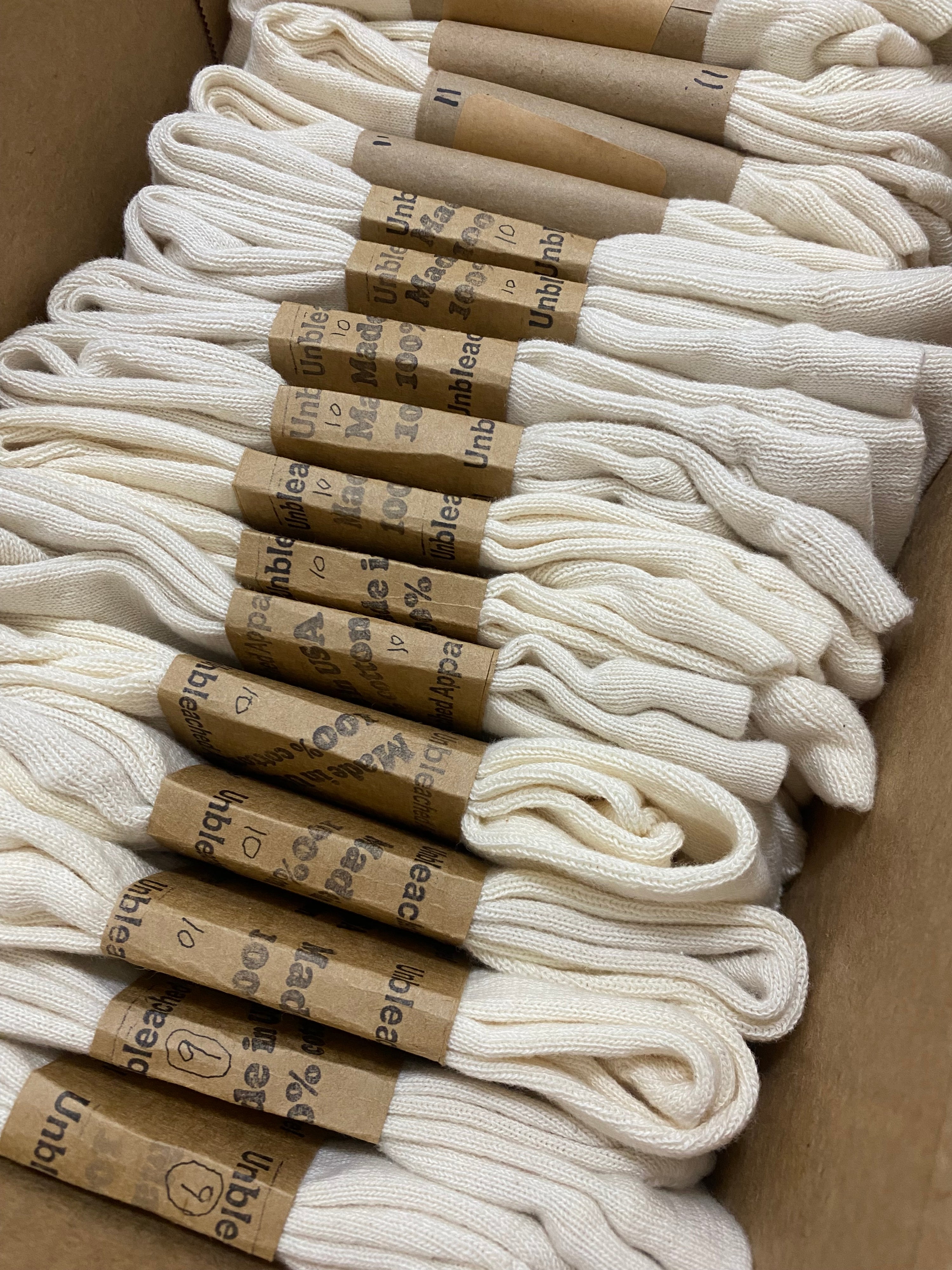 100% Organic Cotton Crew Socks
