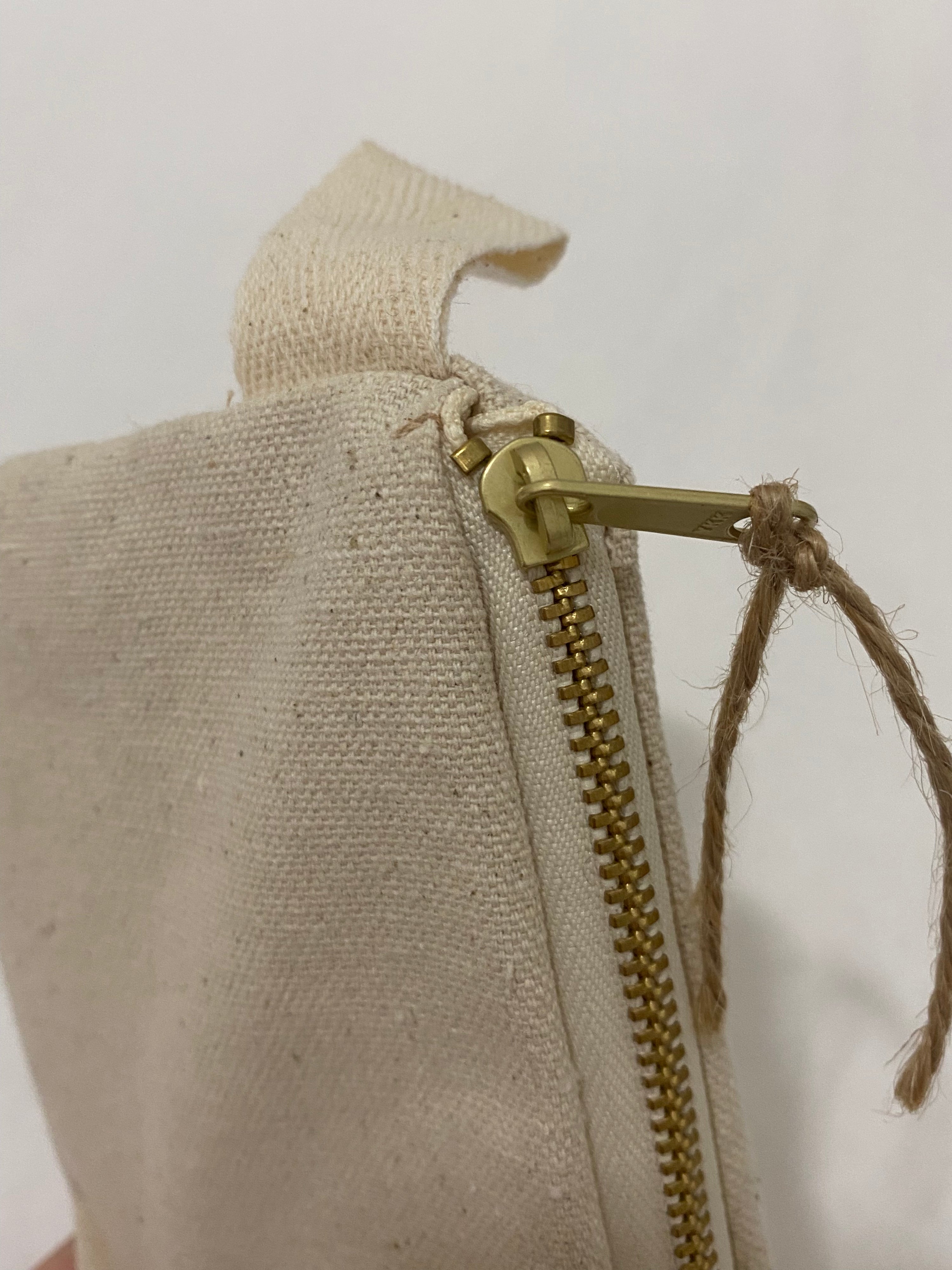 Unbleached Pencil Case