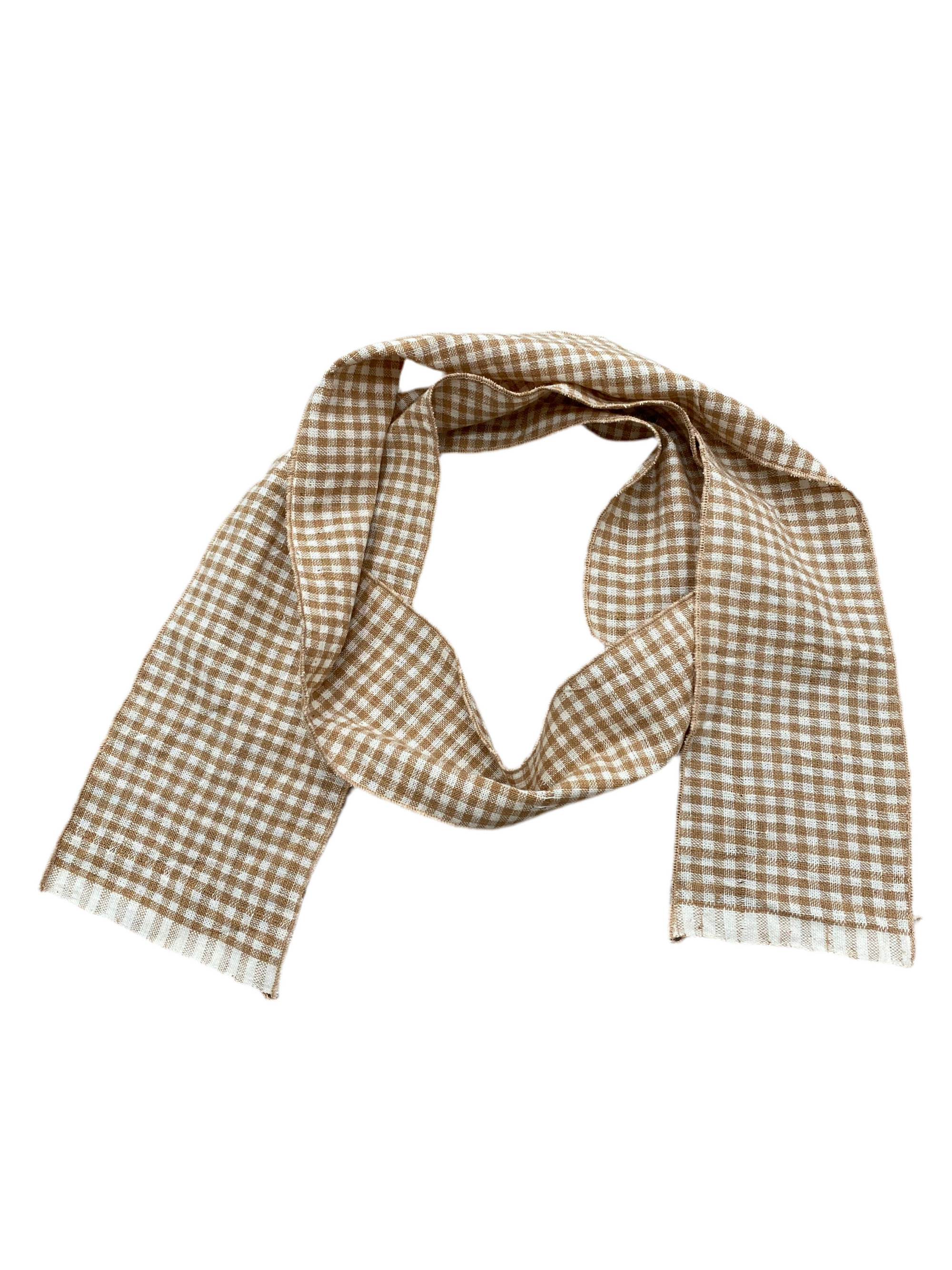 Gingham Selvedge Scarf