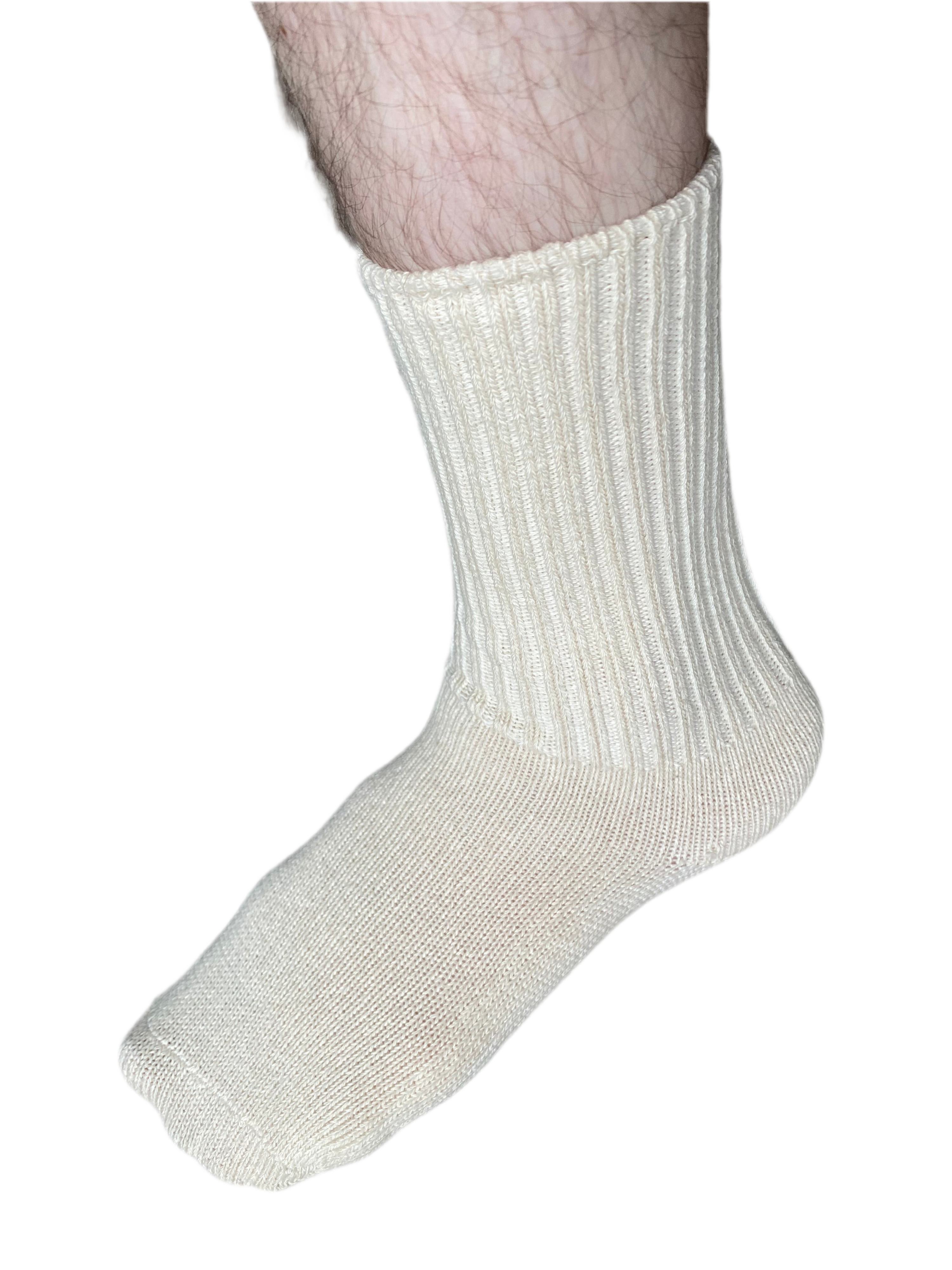 Unbleached Cotton Socks