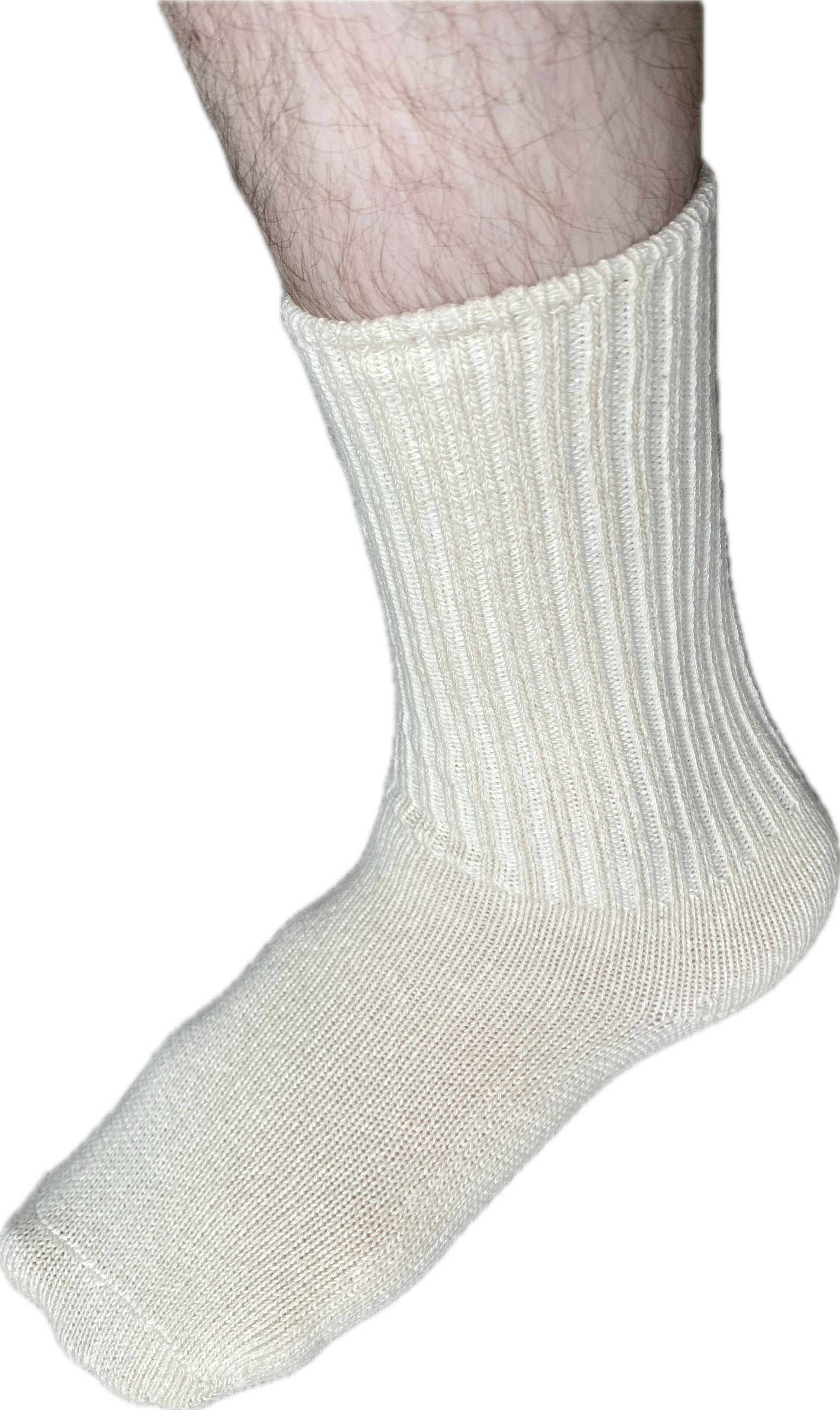 Unbleached Cotton Socks