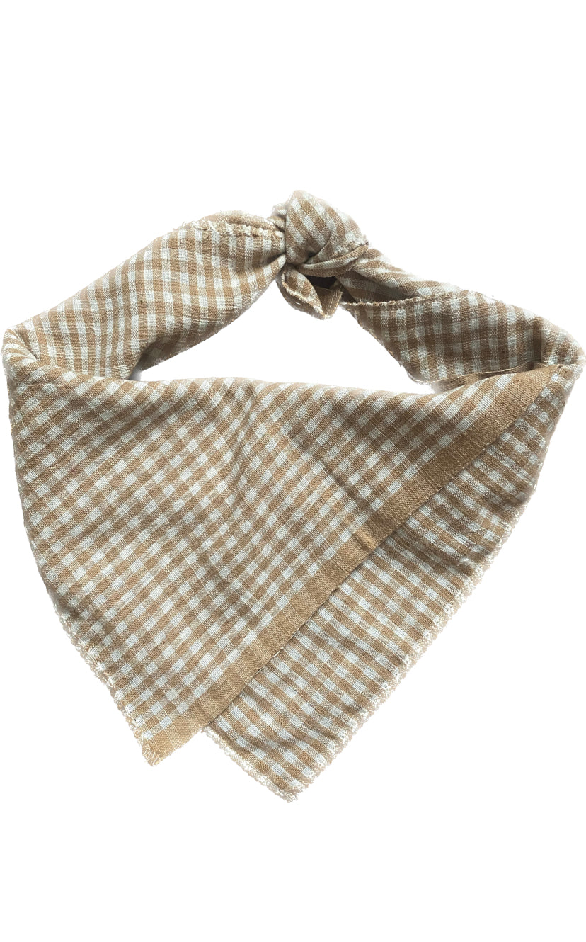 Gingham Selvedge Handloomed Bandana