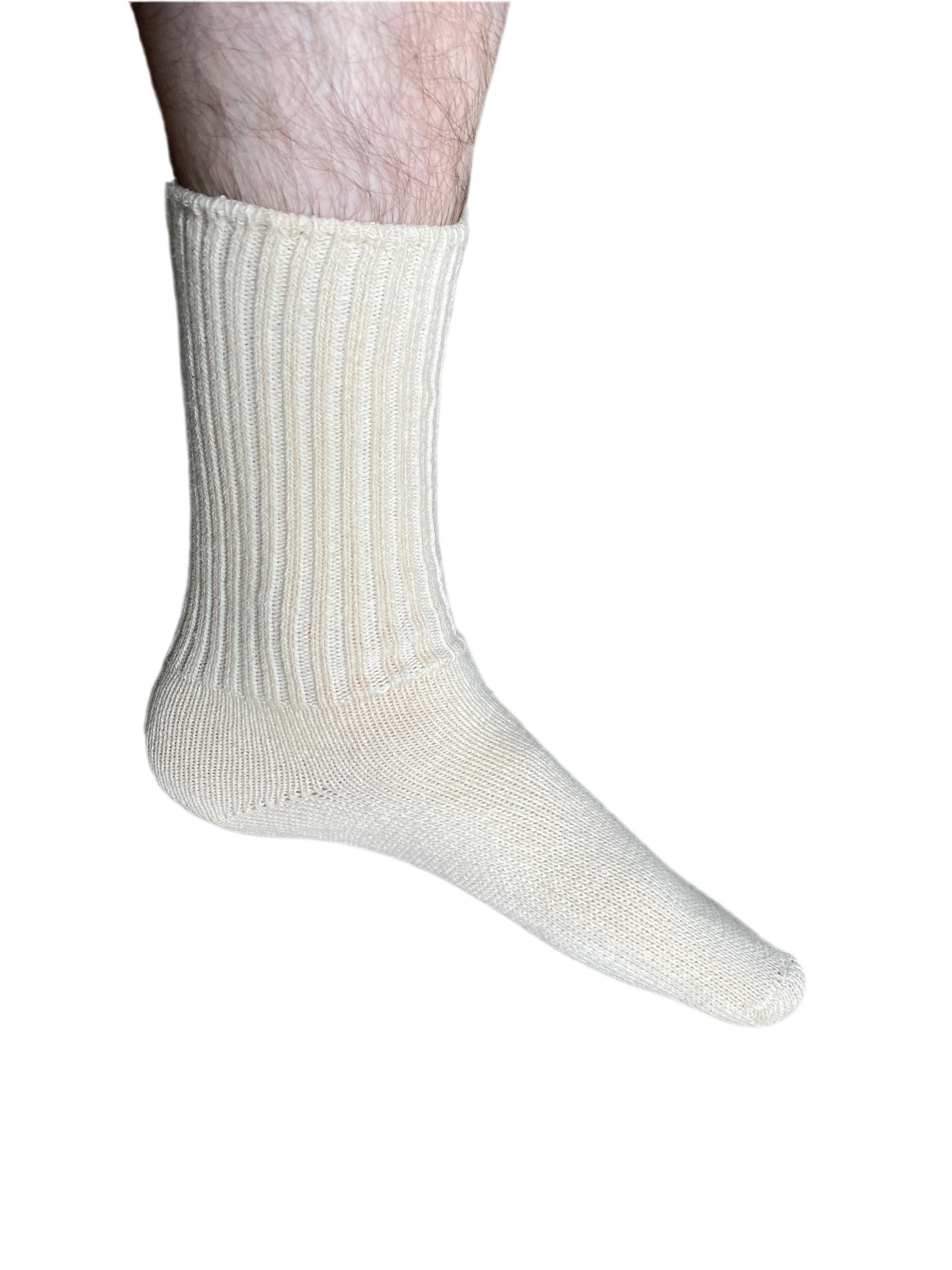 Unbleached Cotton Socks 3-Pack