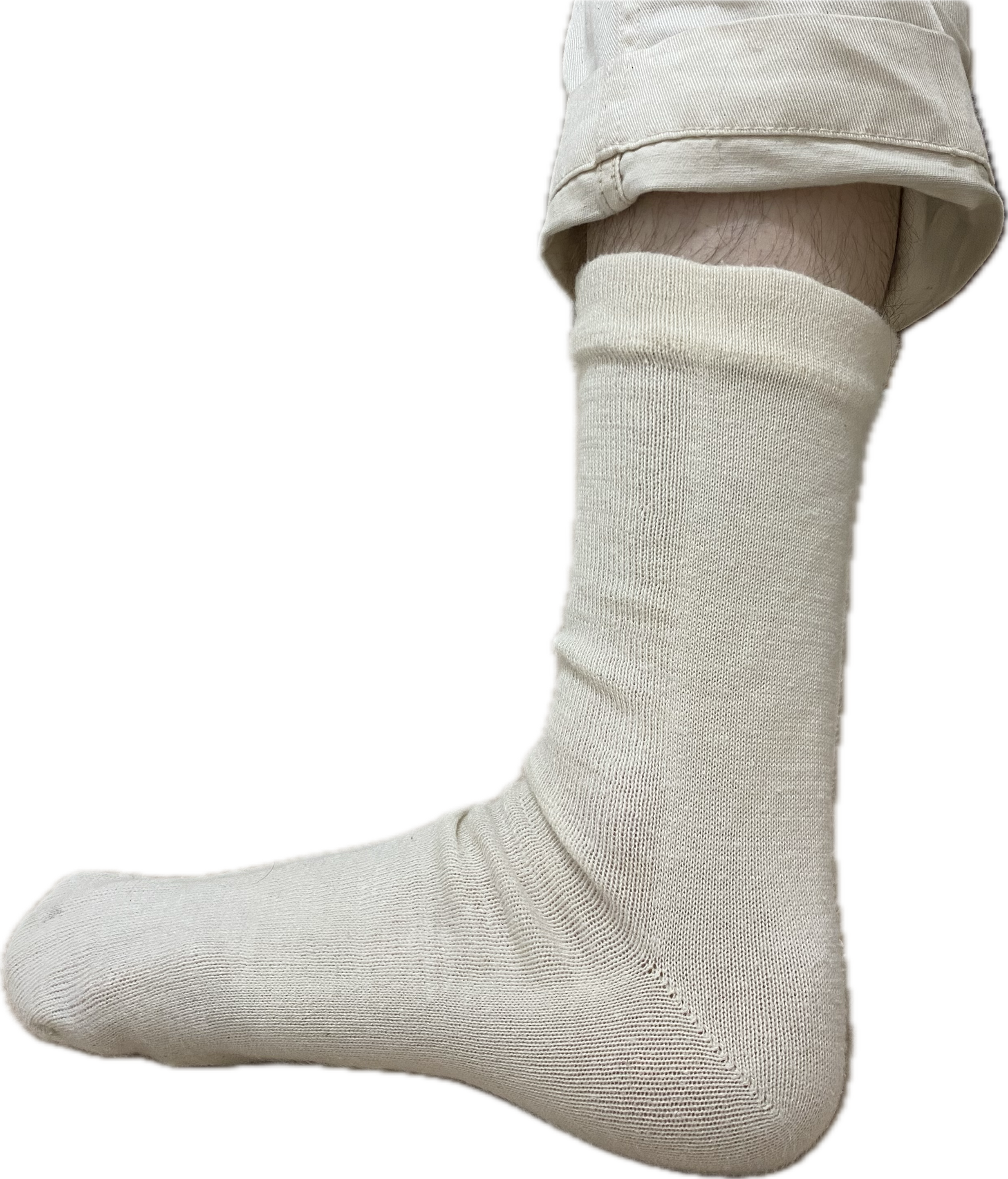 100% Organic Cotton Crew Socks