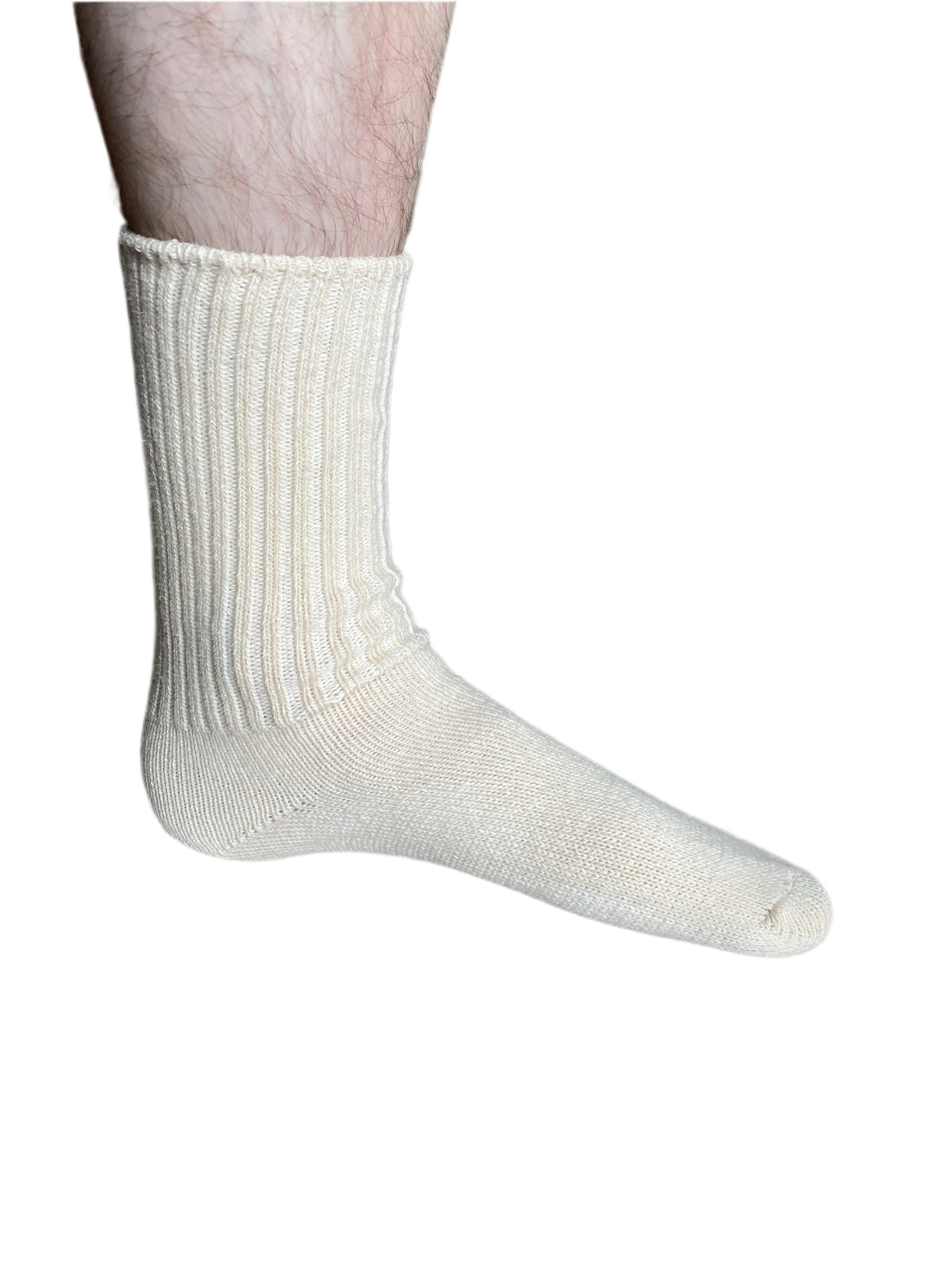 Unbleached Cotton Socks