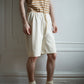 Drawstring Unbleached Shorts