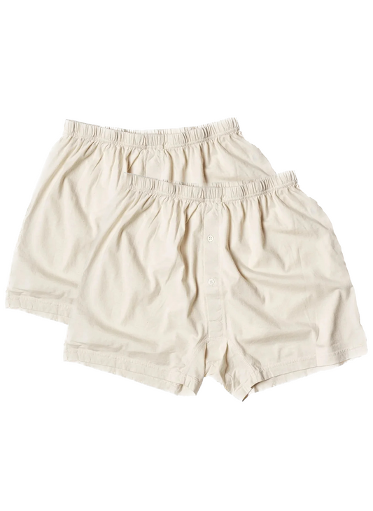 Undyed Boxers 2-Pack