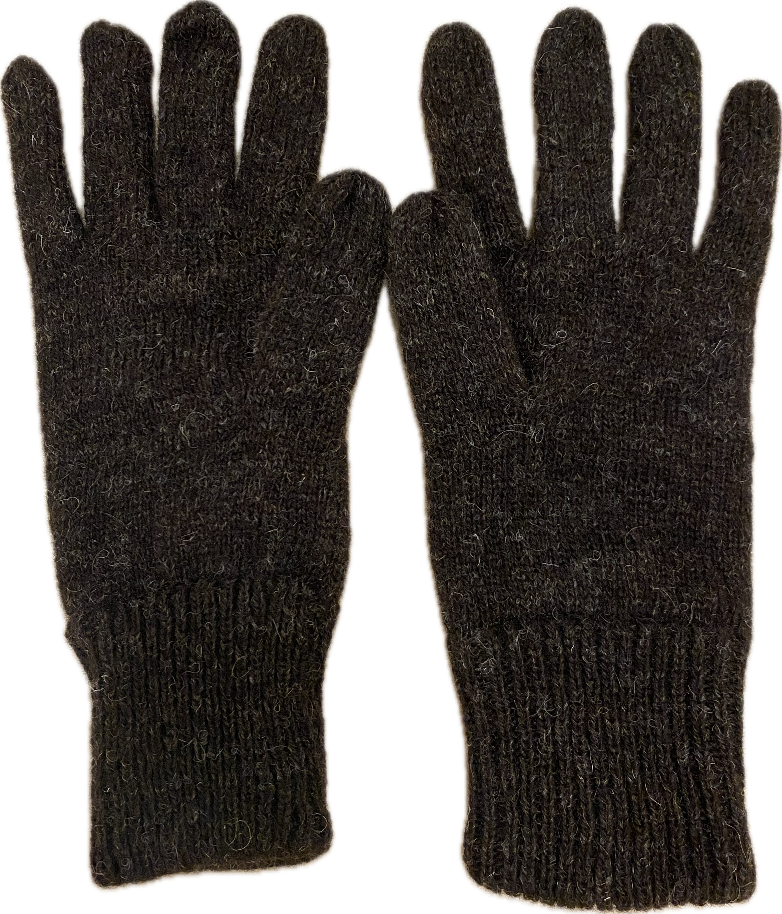 Undyed Hebridean Wool Hand-Knit Gloves