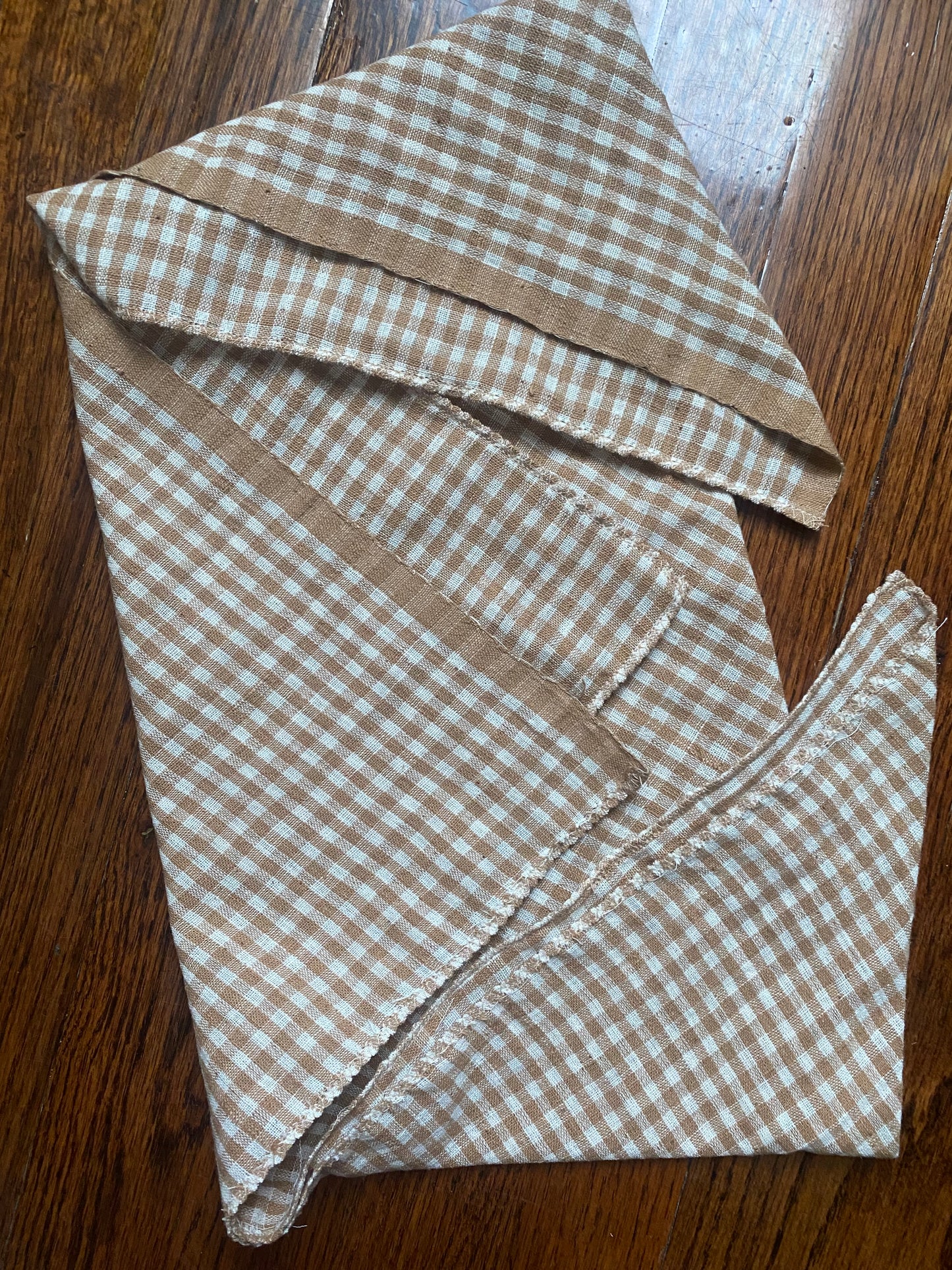 Gingham Selvedge Handloomed Bandana