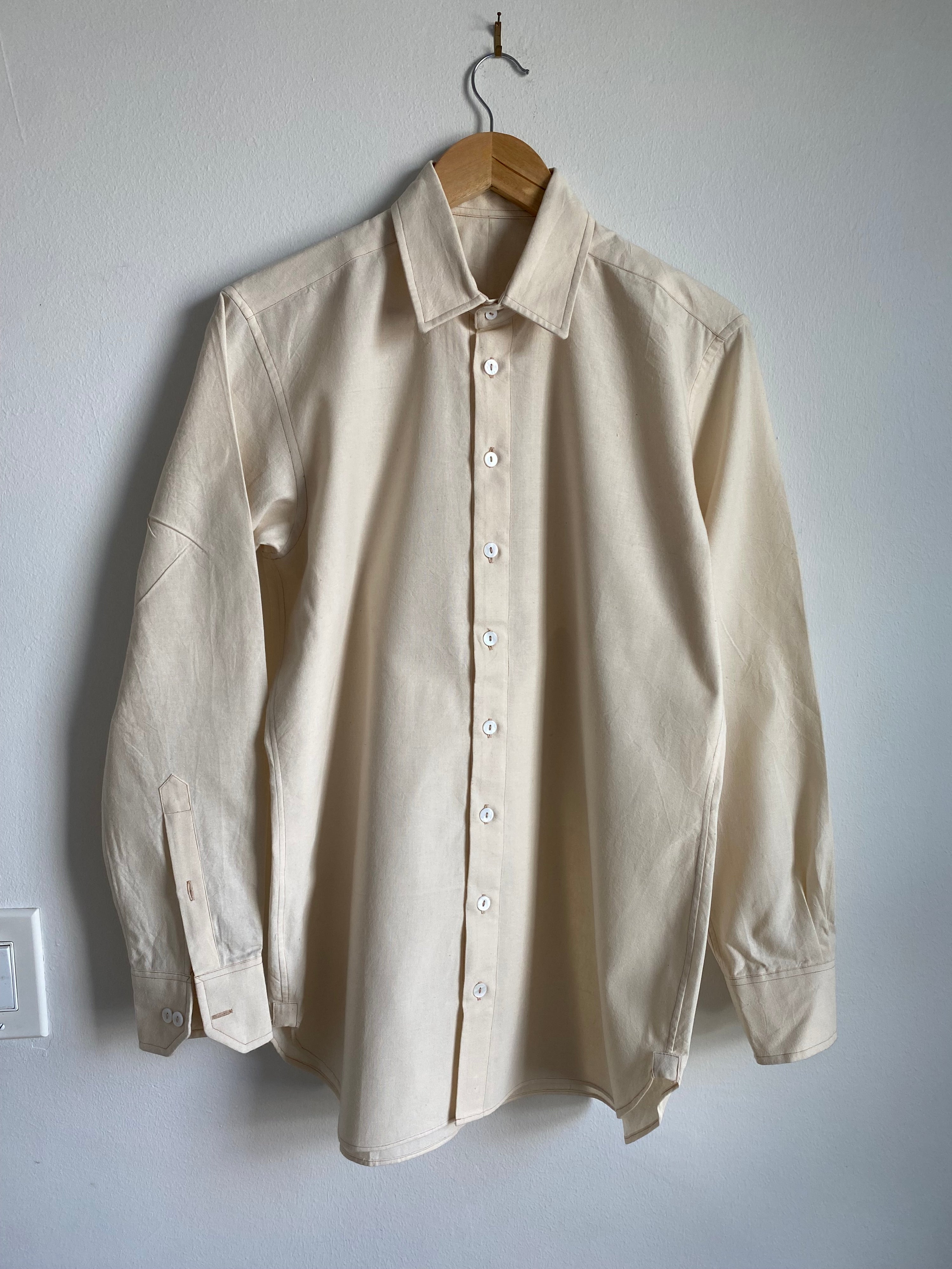 Unbleached Button Down Shirt