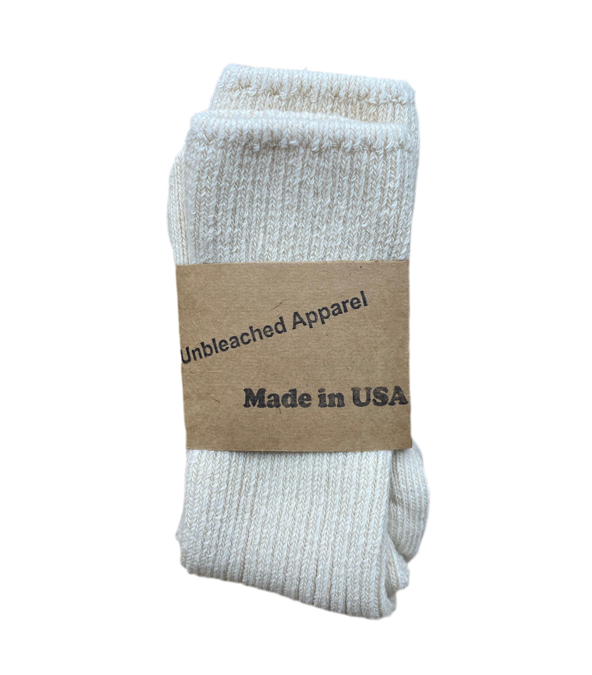 Unbleached Cotton Socks 3-Pack