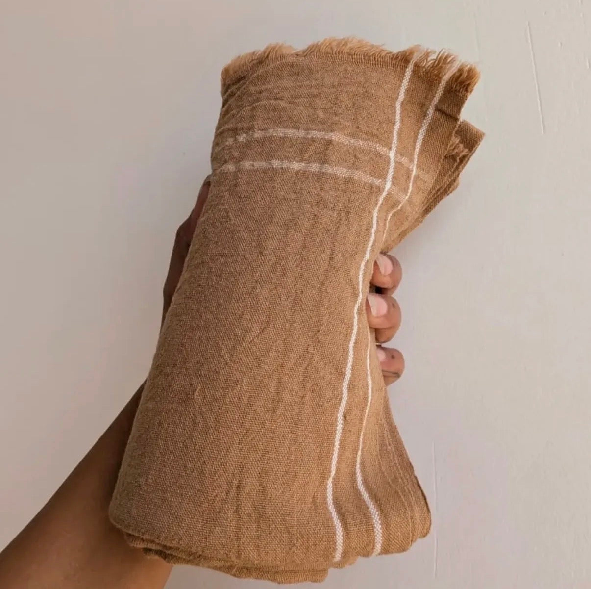 Undyed Brown Summer Towel