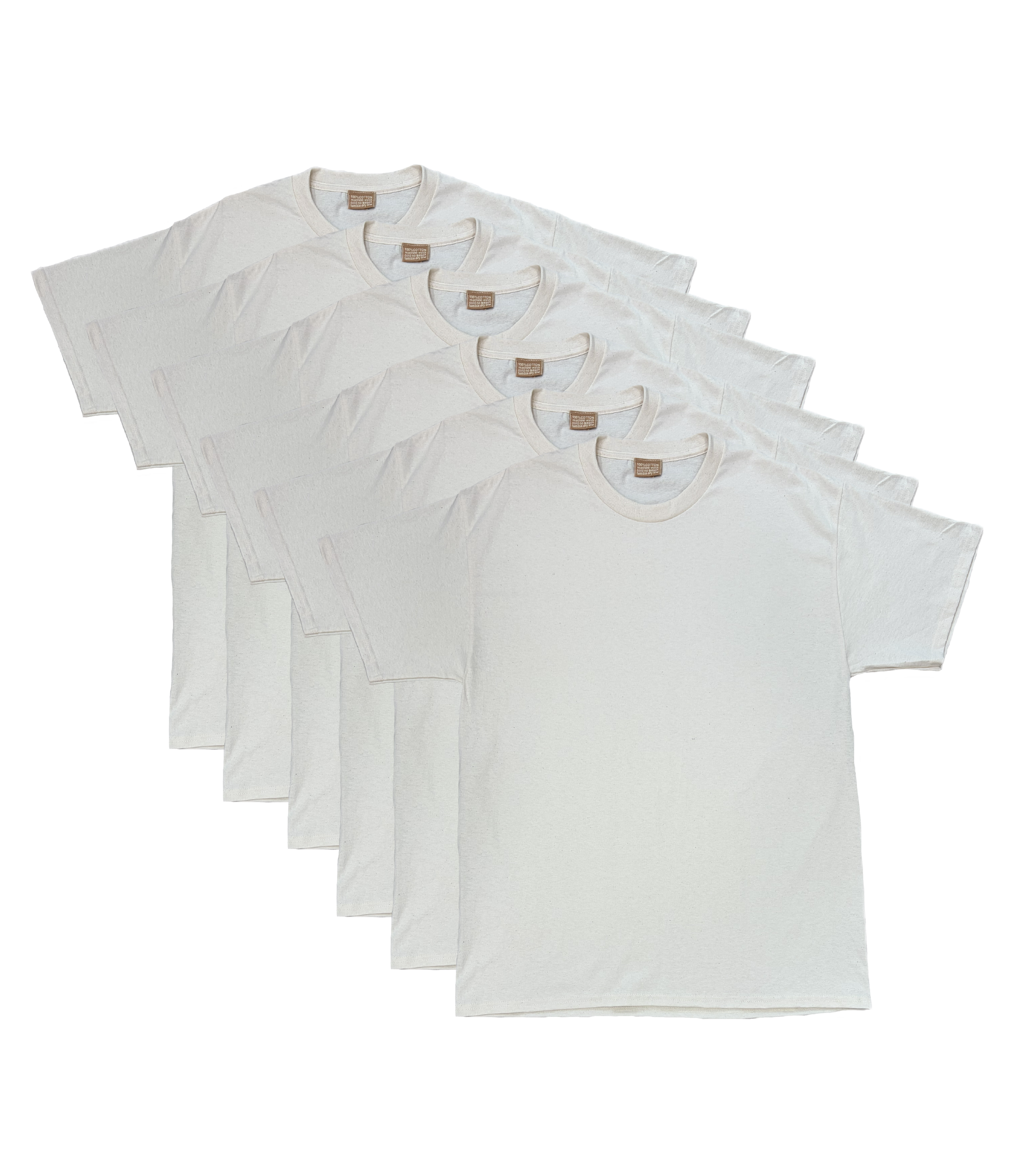 6.1oz Heavyweight Cotton T-Shirt 6-Pack