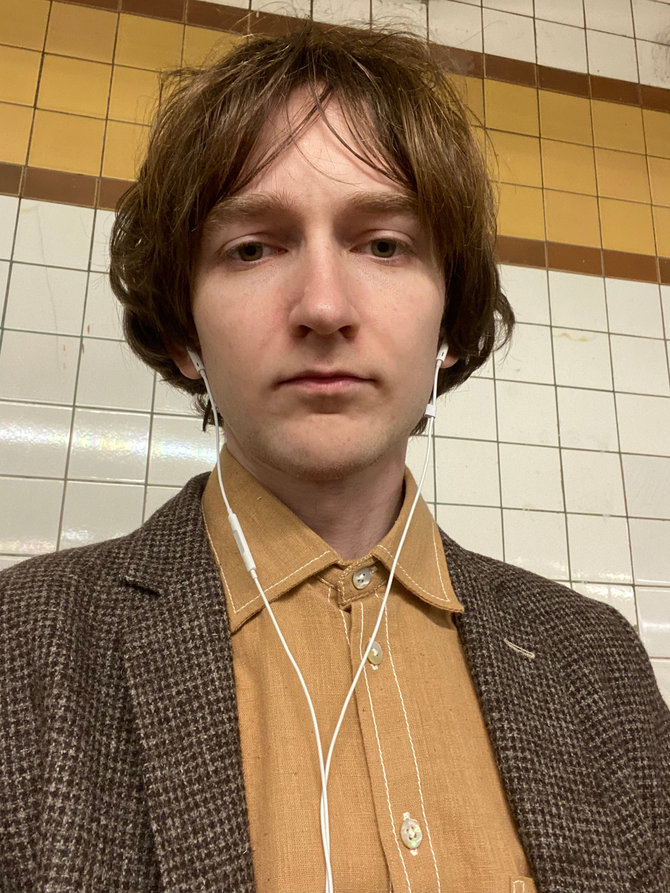 Undyed Brown Shirt