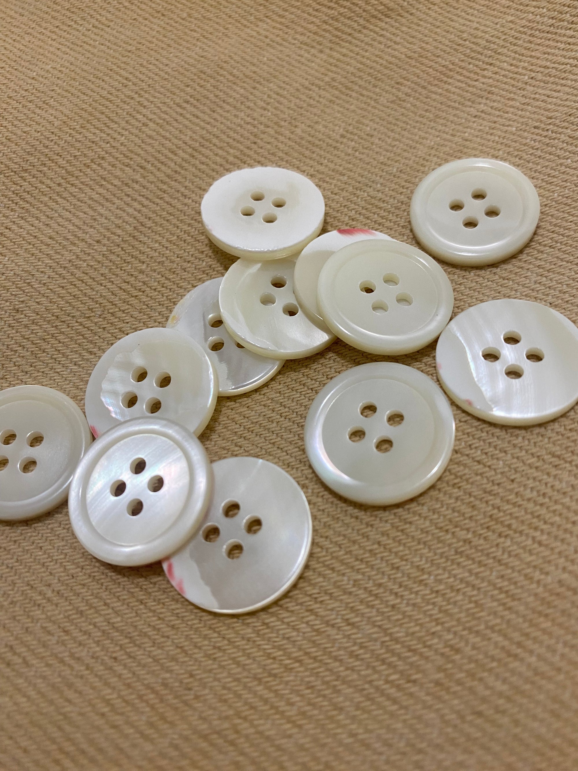 Genuine Natural Pearl Buttons