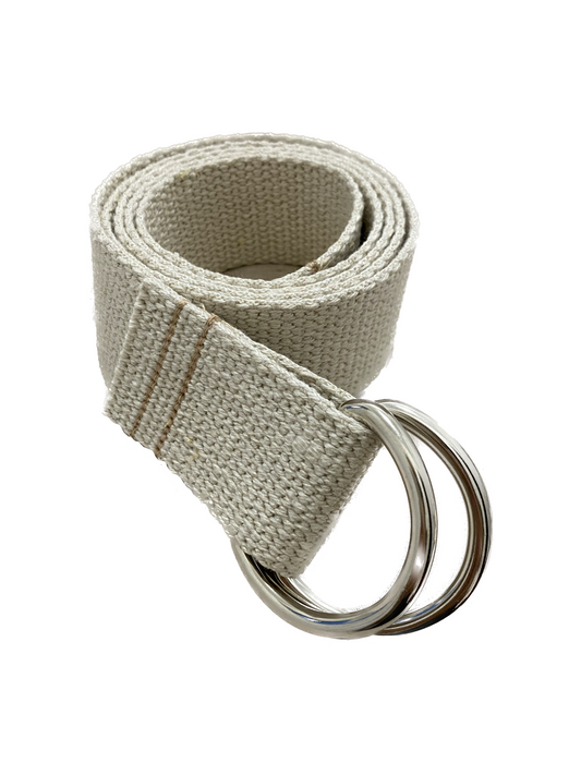 Wide Hemp Web Belt