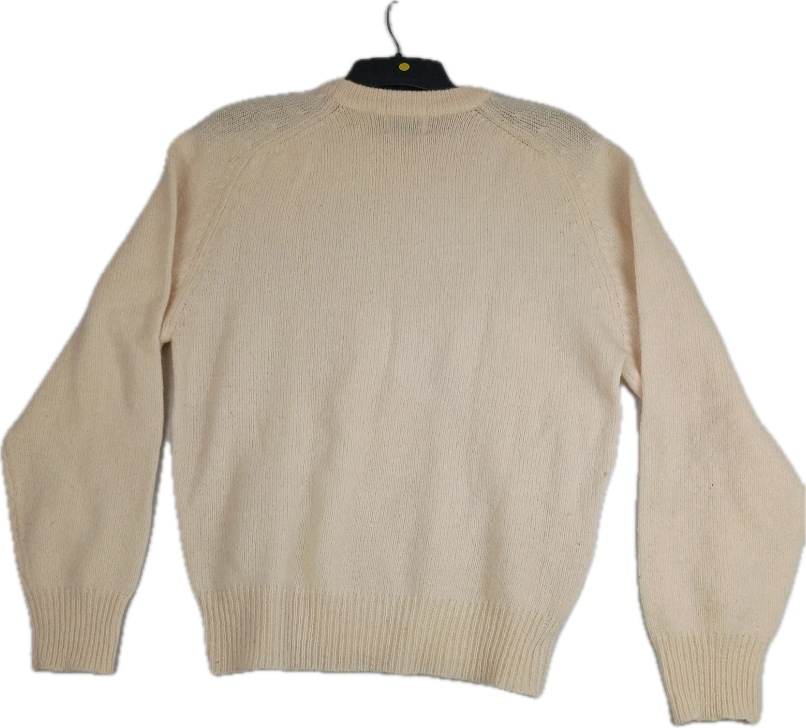 SHETLANDER Undyed Wool Sweater Vintage