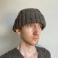 Hand-Knit Undyed Alpaca Beanie