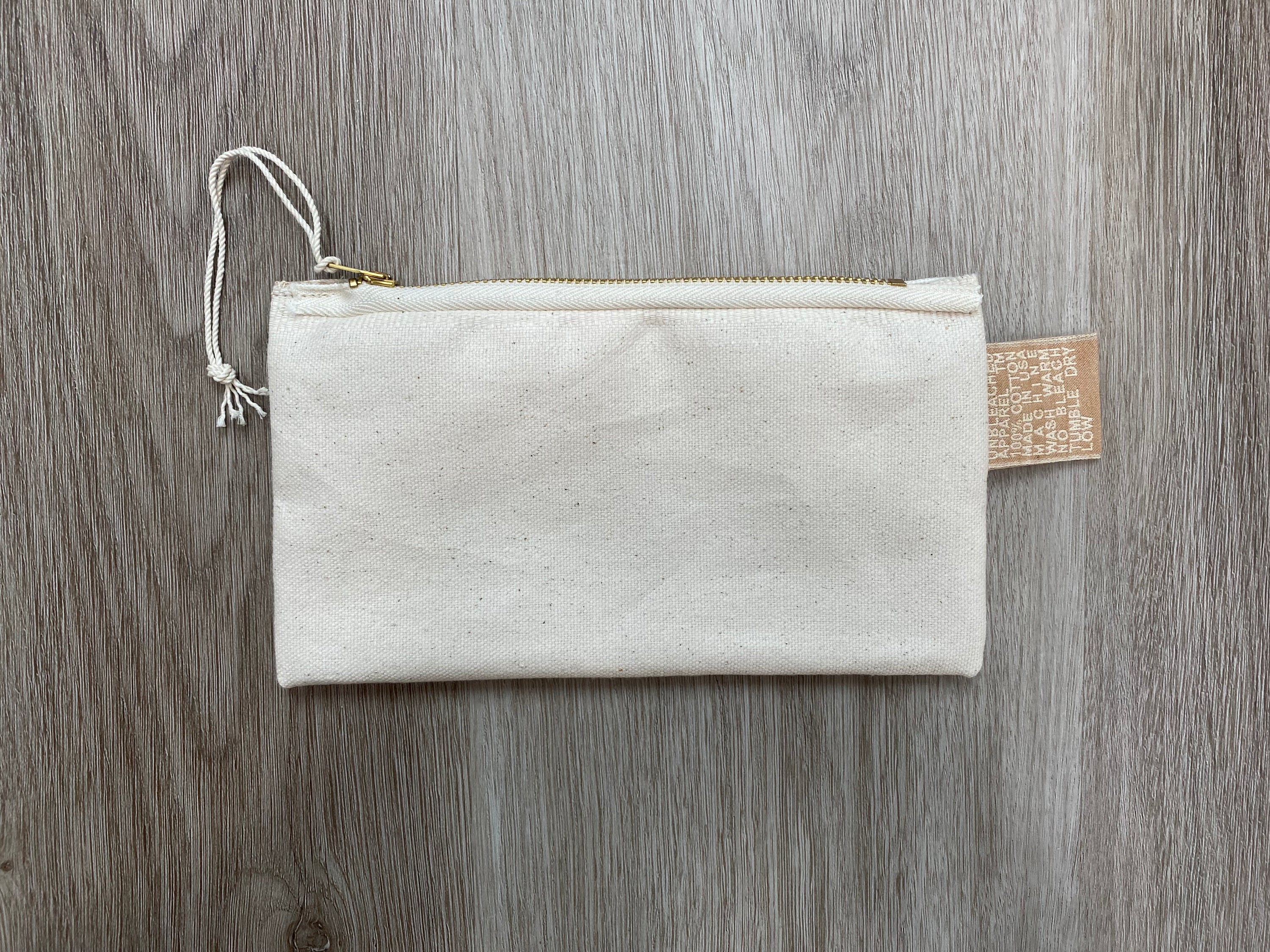 Unbleached Pencil Case
