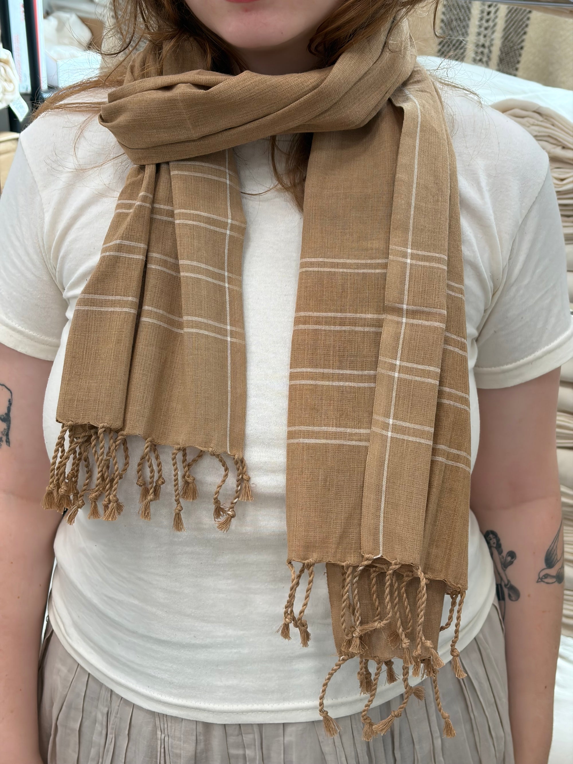 Indian Brown Scarf